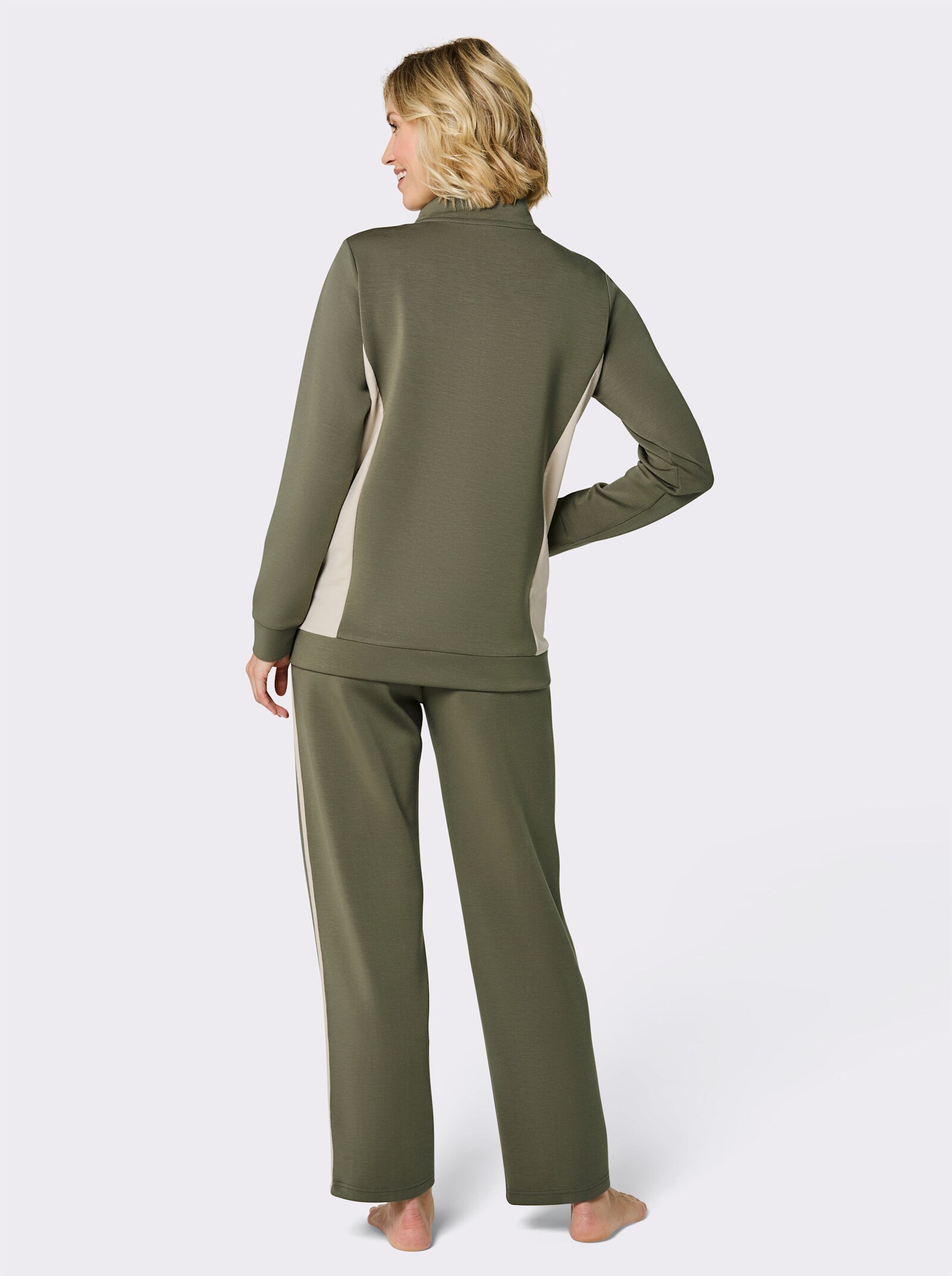 feel good Hausanzug mit Modal - khaki-beige