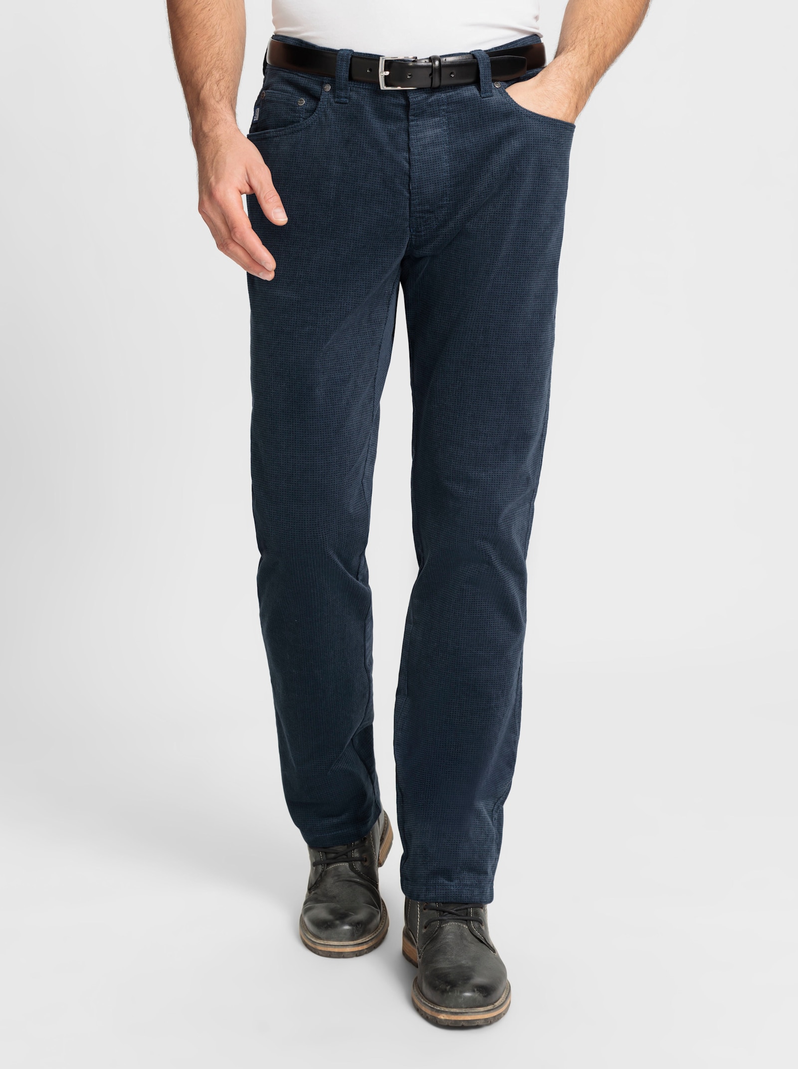 Brühl Hose - dunkelblau-gemustert