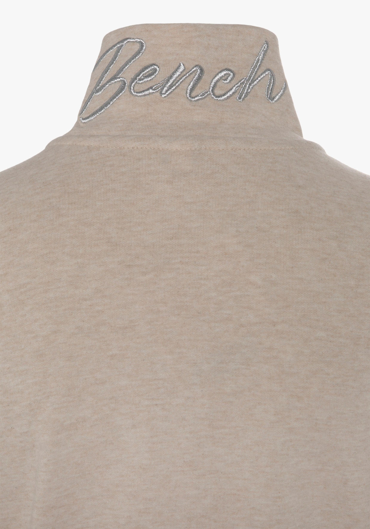 Sweatjacke - beige meliert