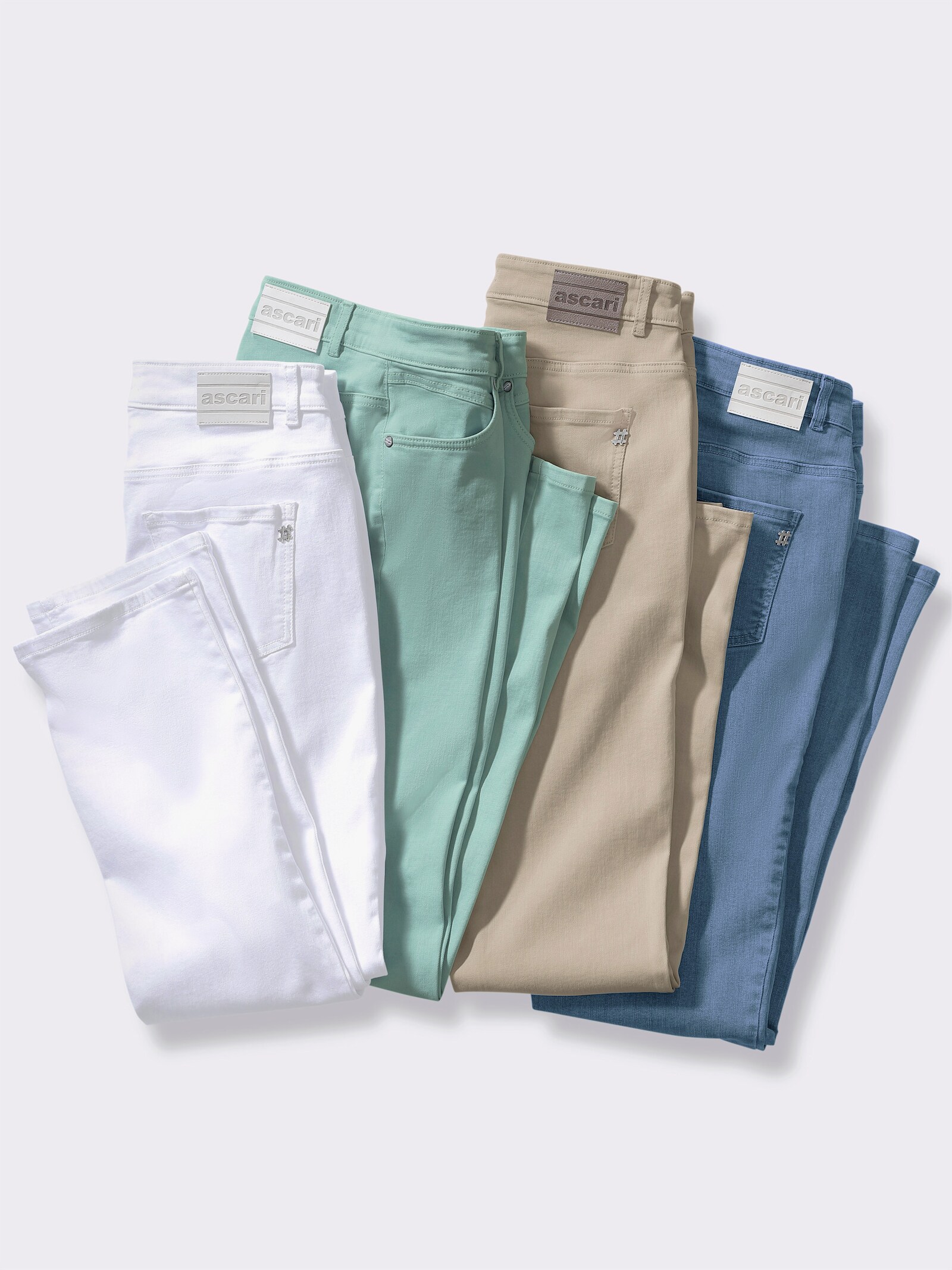 Ascari Jeans in Superstretch-Qualität - sand