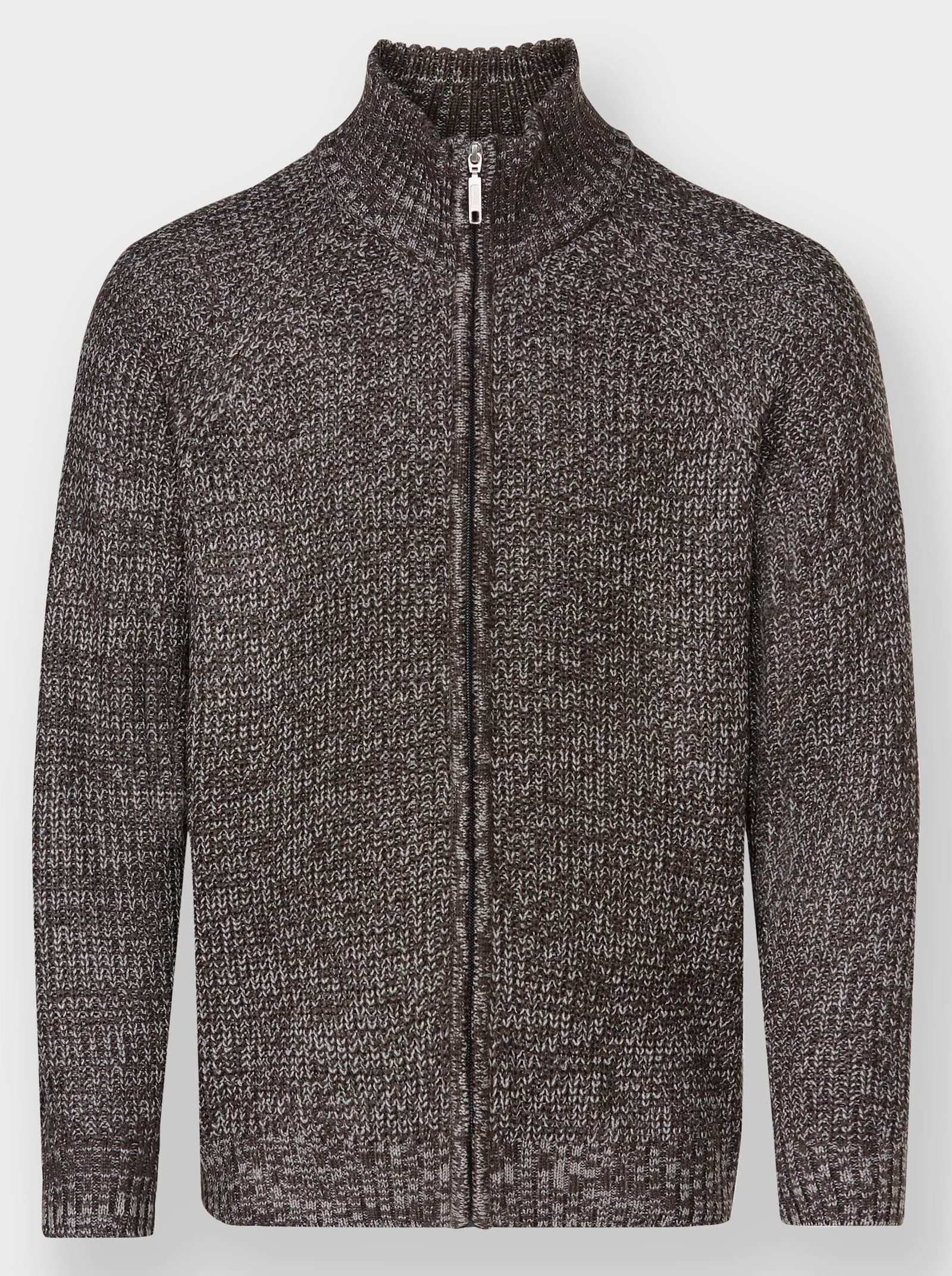 Catamaran Strickjacke mit durchgehendem Reissverschluss - anthrazit-meliert