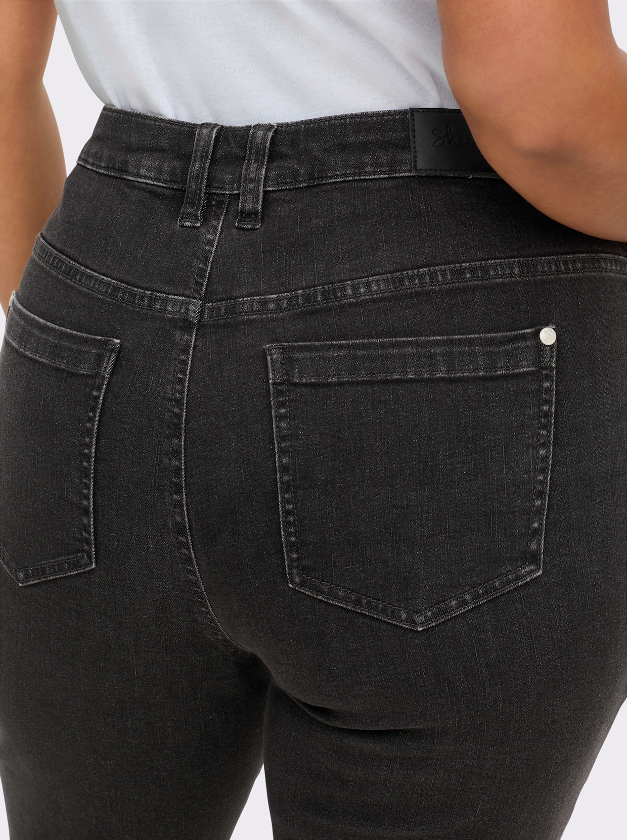 sheego Jeans - graphit denim