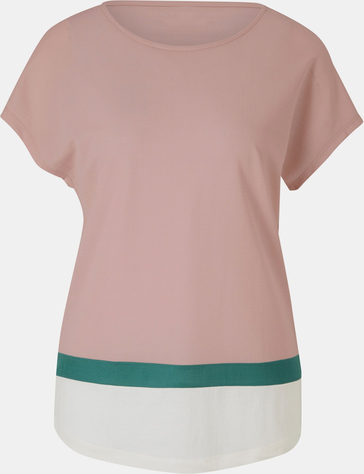 heine T-shirt - couleur poudre-vert foncé