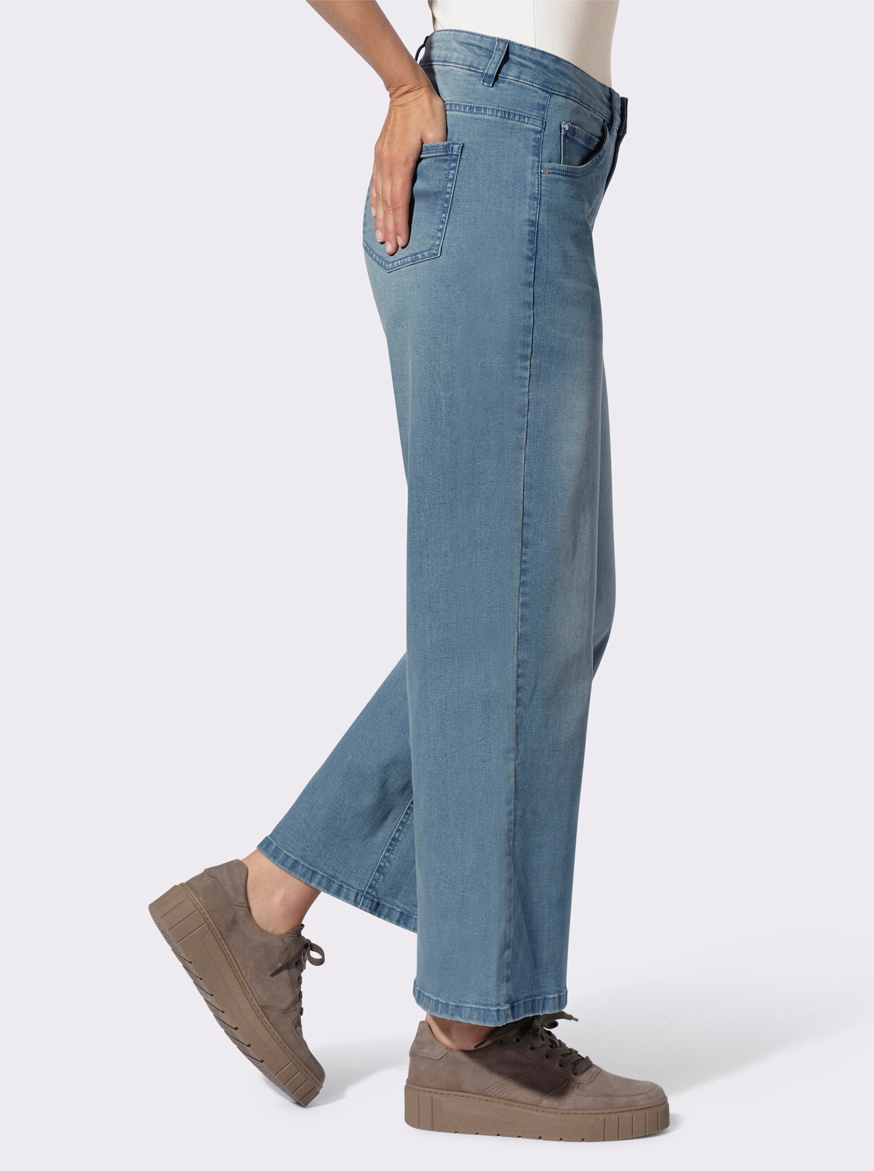 heine 5-Pocket-Jeans - blue-bleached