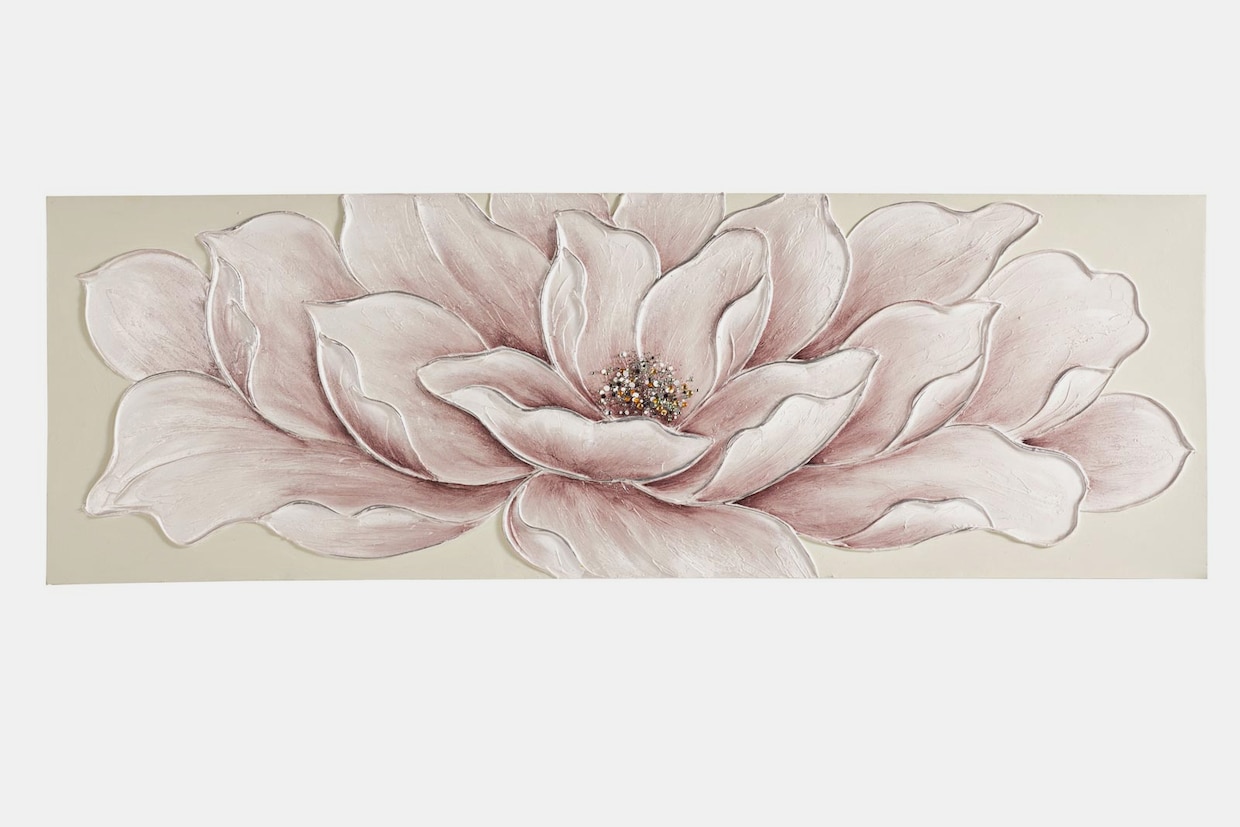 heine home Origineel schilderij - beige/roze