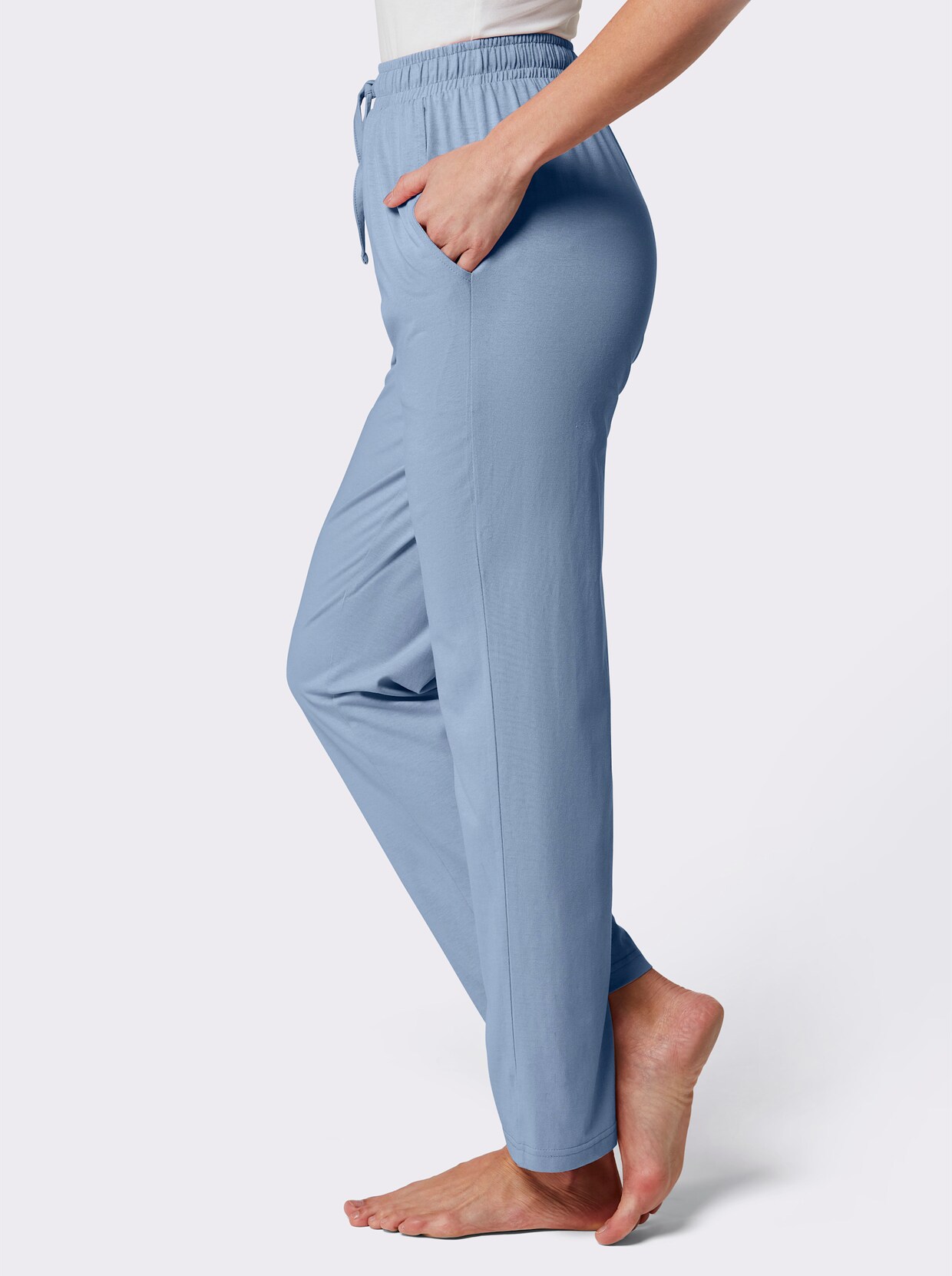wäschepur Schlafanzug-Hose - bleu