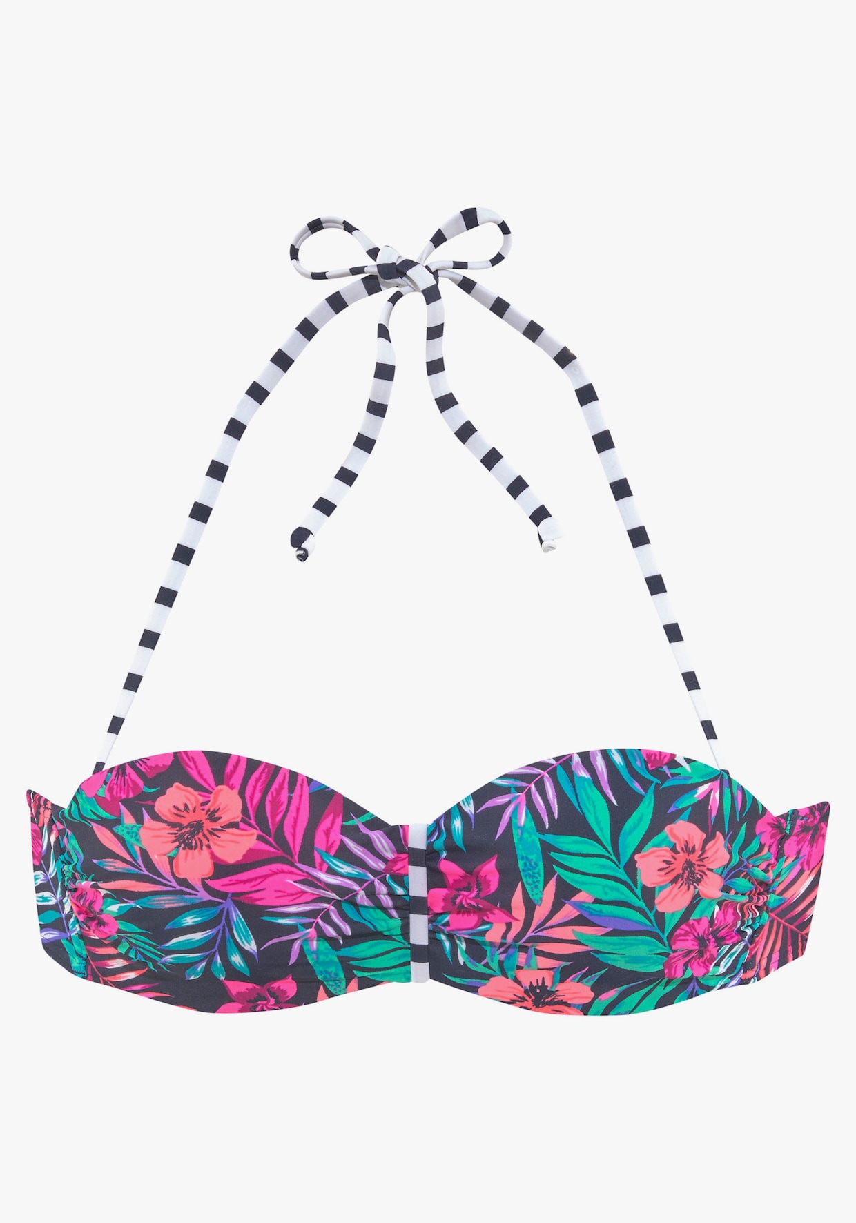 Venice Beach Bandeaubikinitop - marine geprint