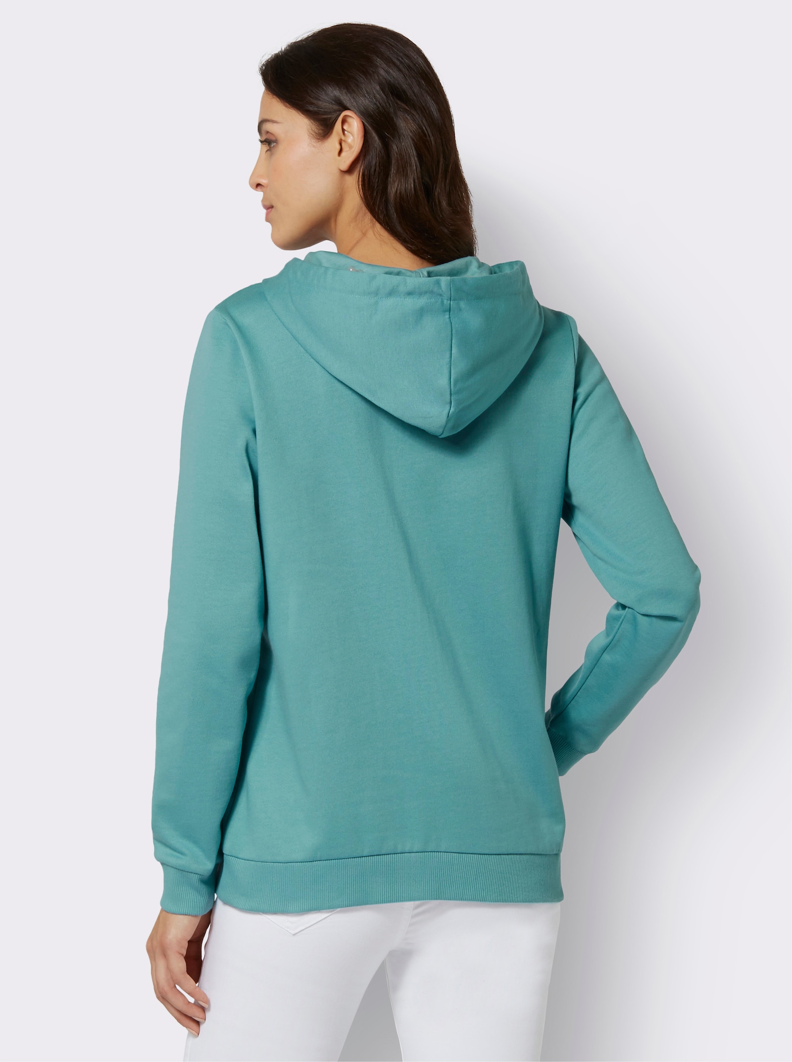 Shirtjacke mit Schriftzügen - ozean