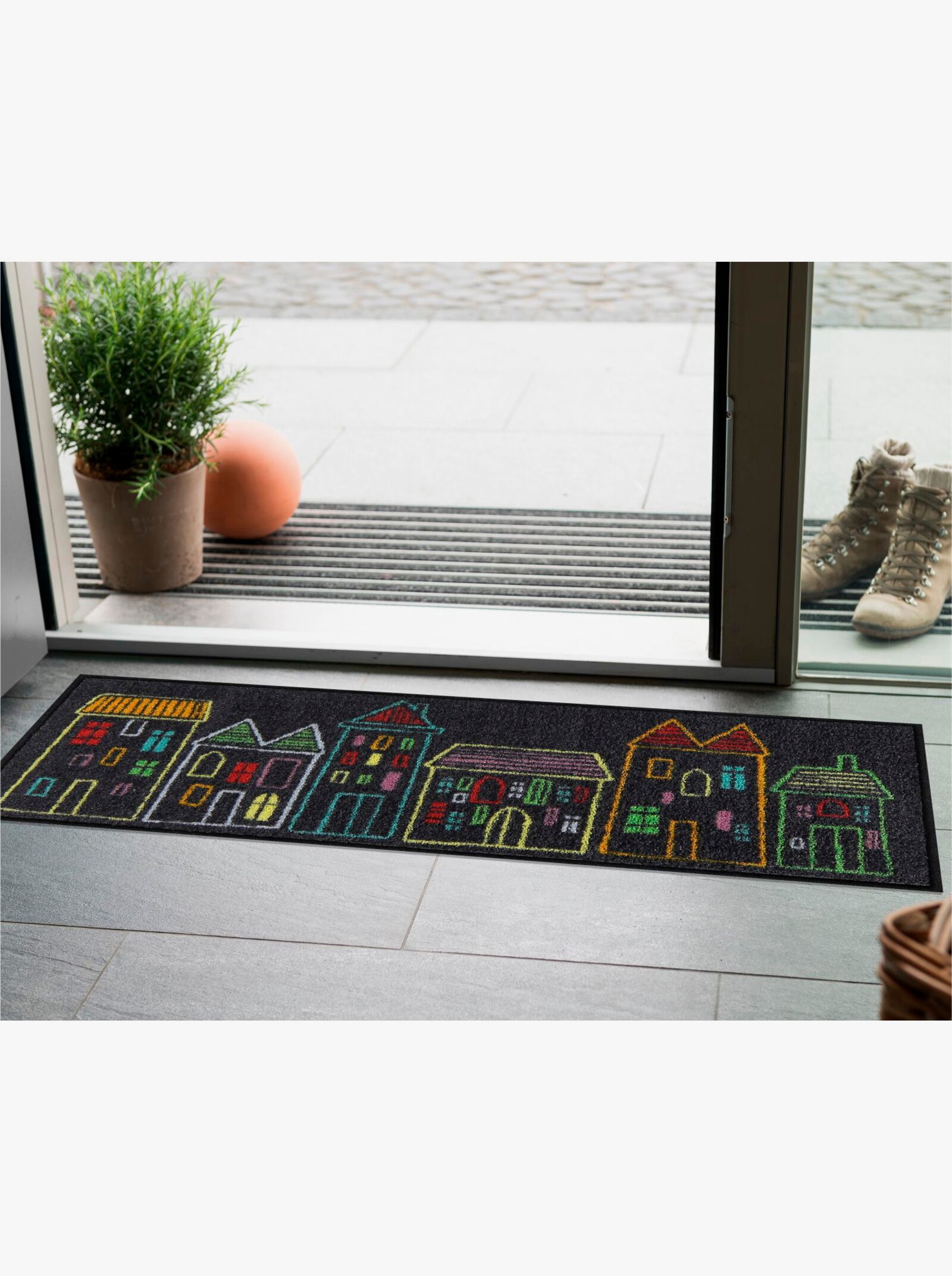 Salonloewe Fußmatte - anthrazit-bunt