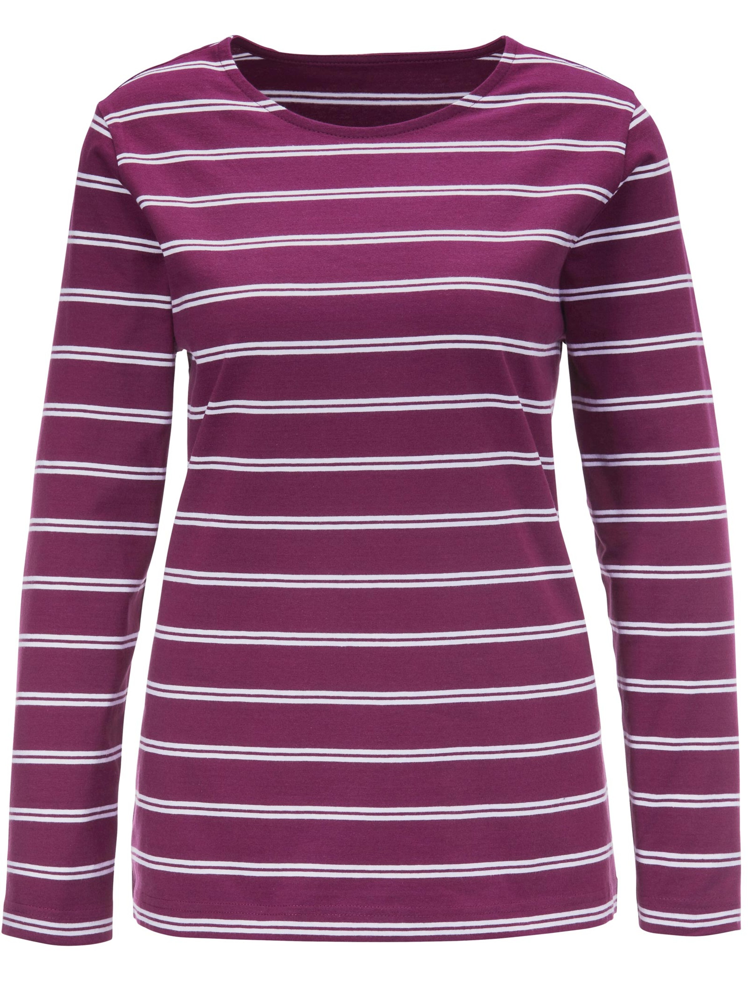 Shirt - beere-geringelt