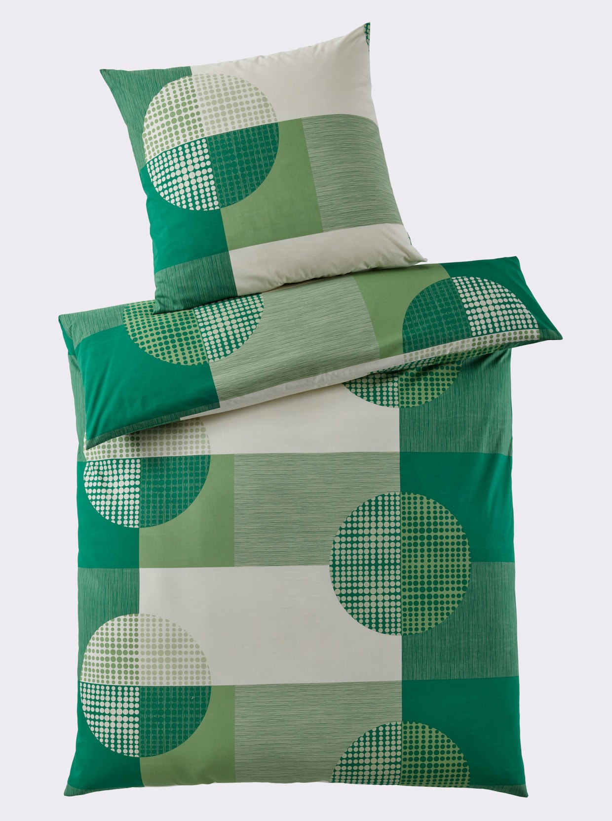 heine home Bedtextiel - groen/ecru