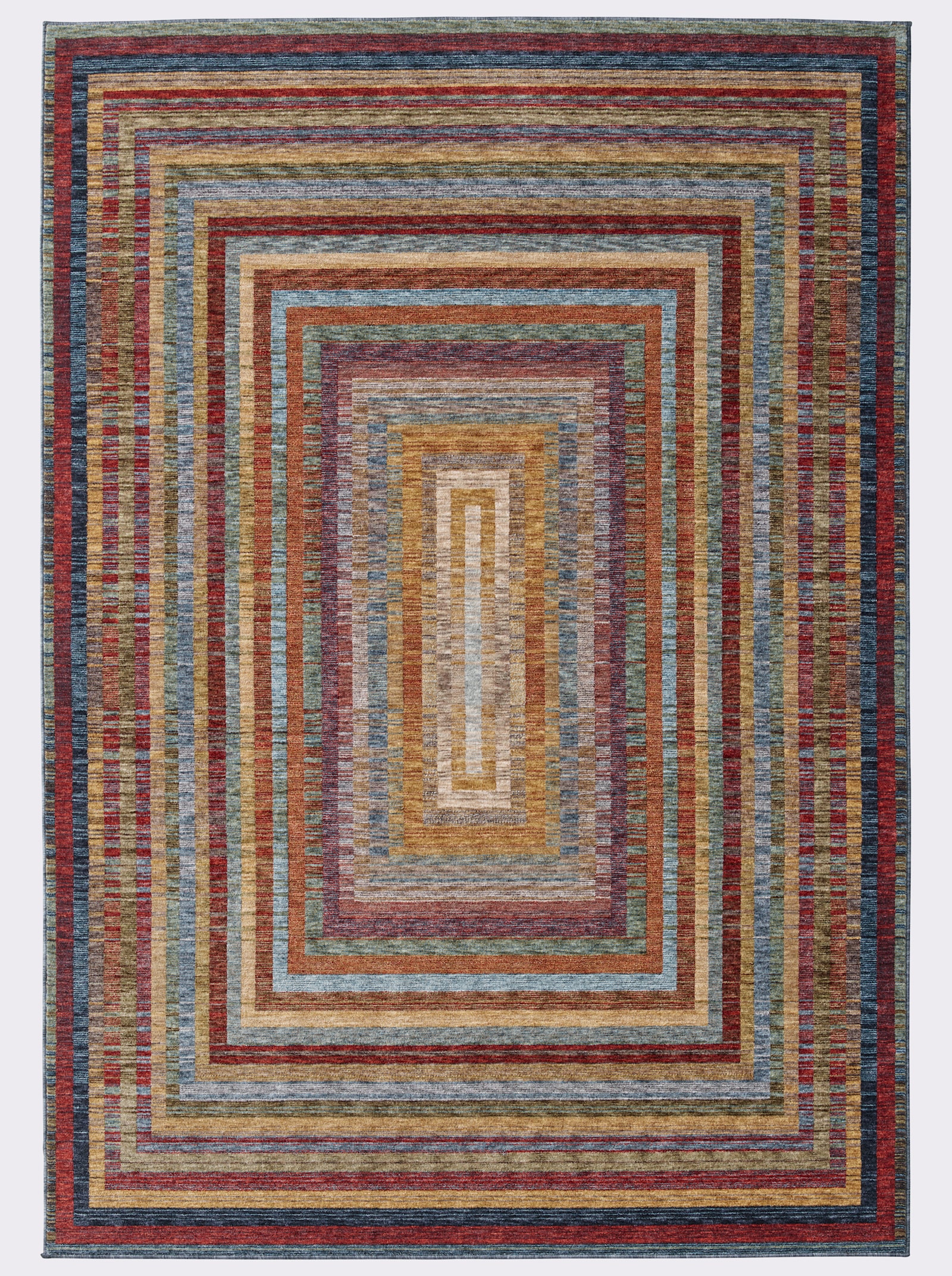 heine home Teppich - blau-bunt