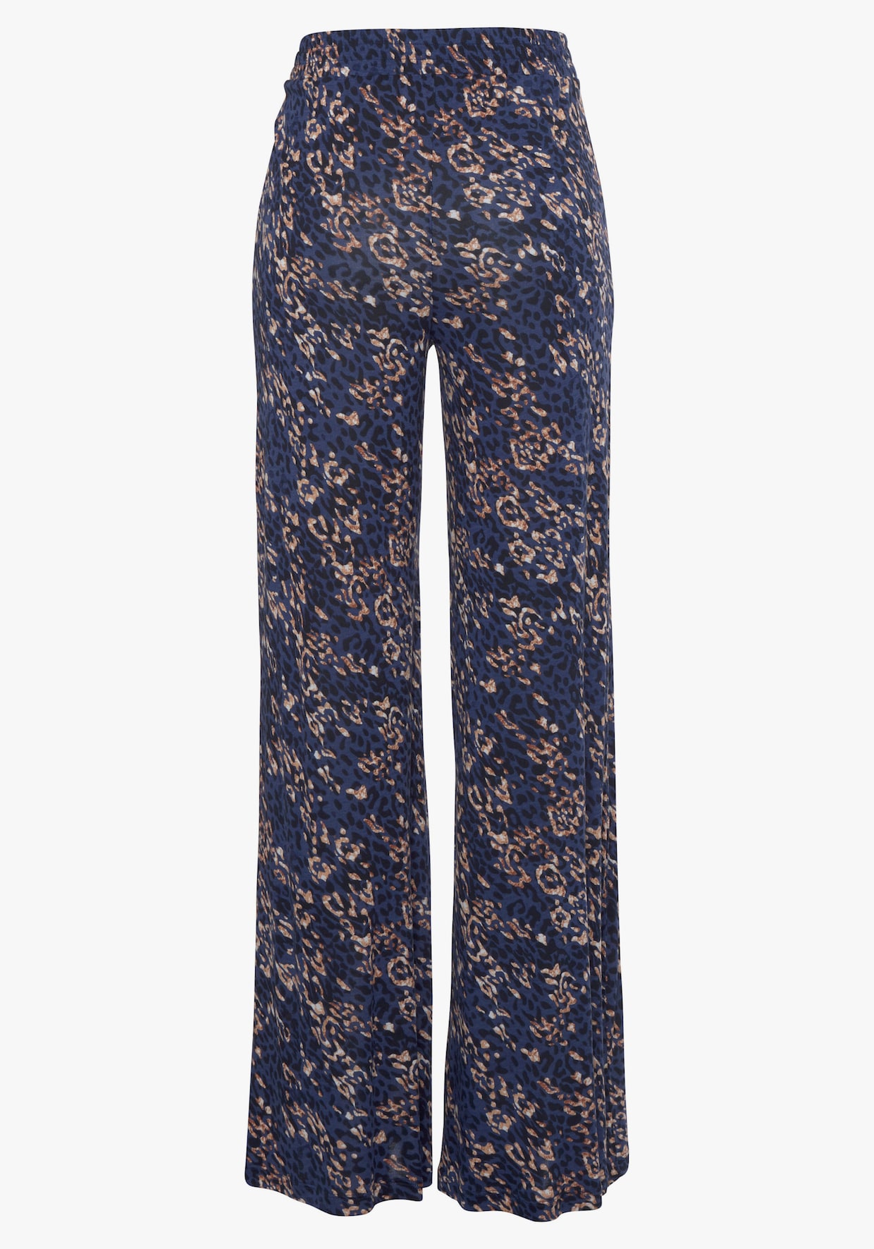 Vivance pantalon en jersey - bleu-rose imprimé