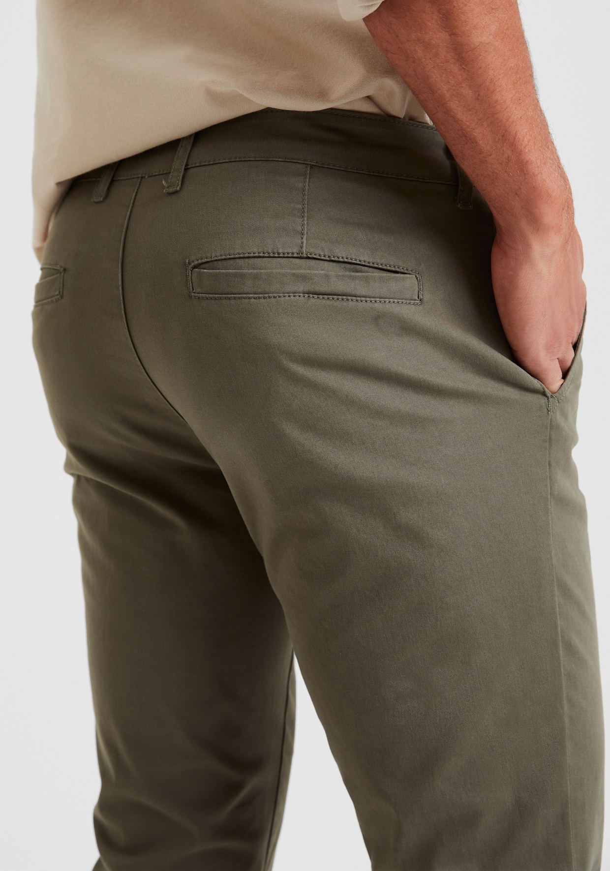H.I.S Chinohose - khaki