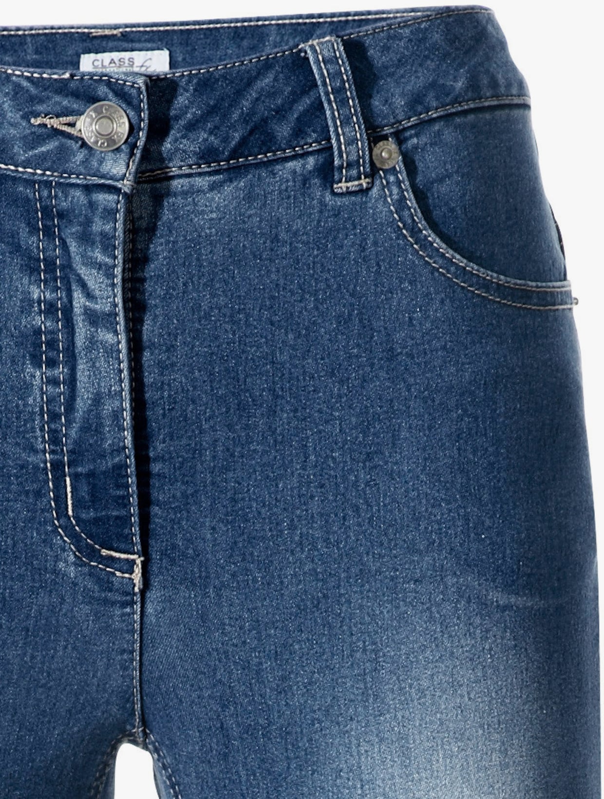 heine 'Buik weg'-jeans - blue stone