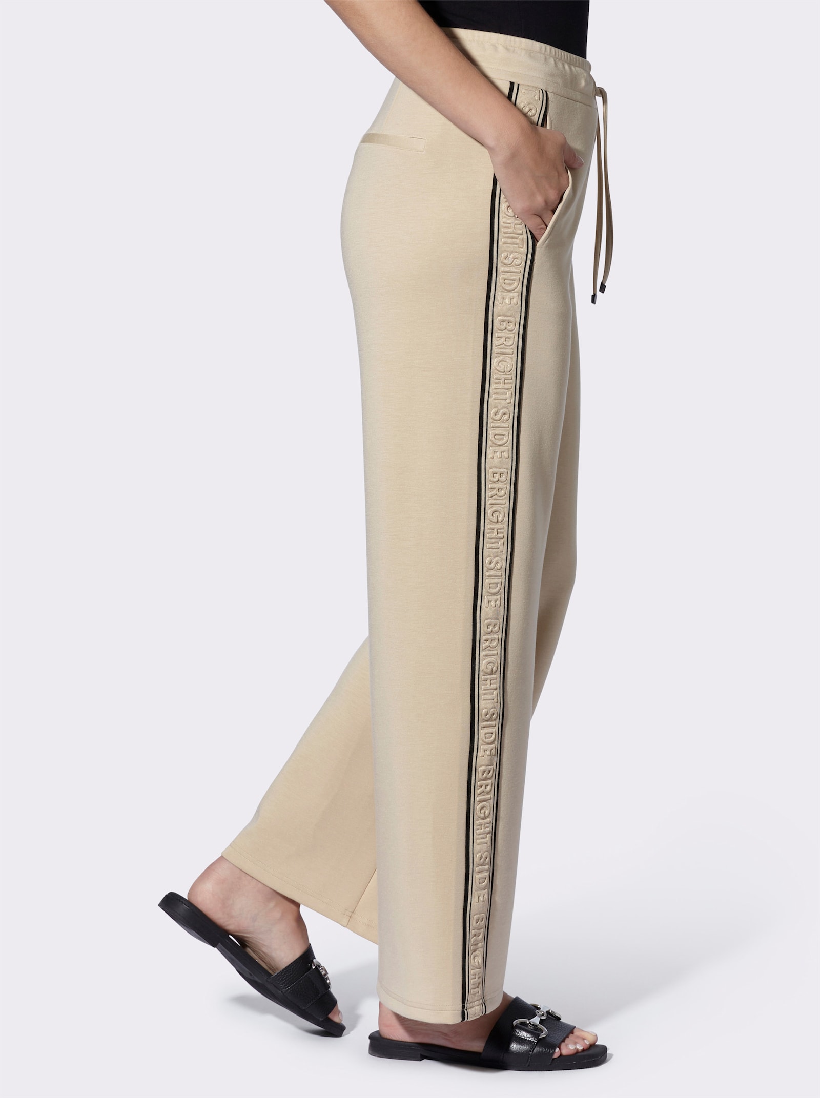 heine Pantalon molletonné - sable