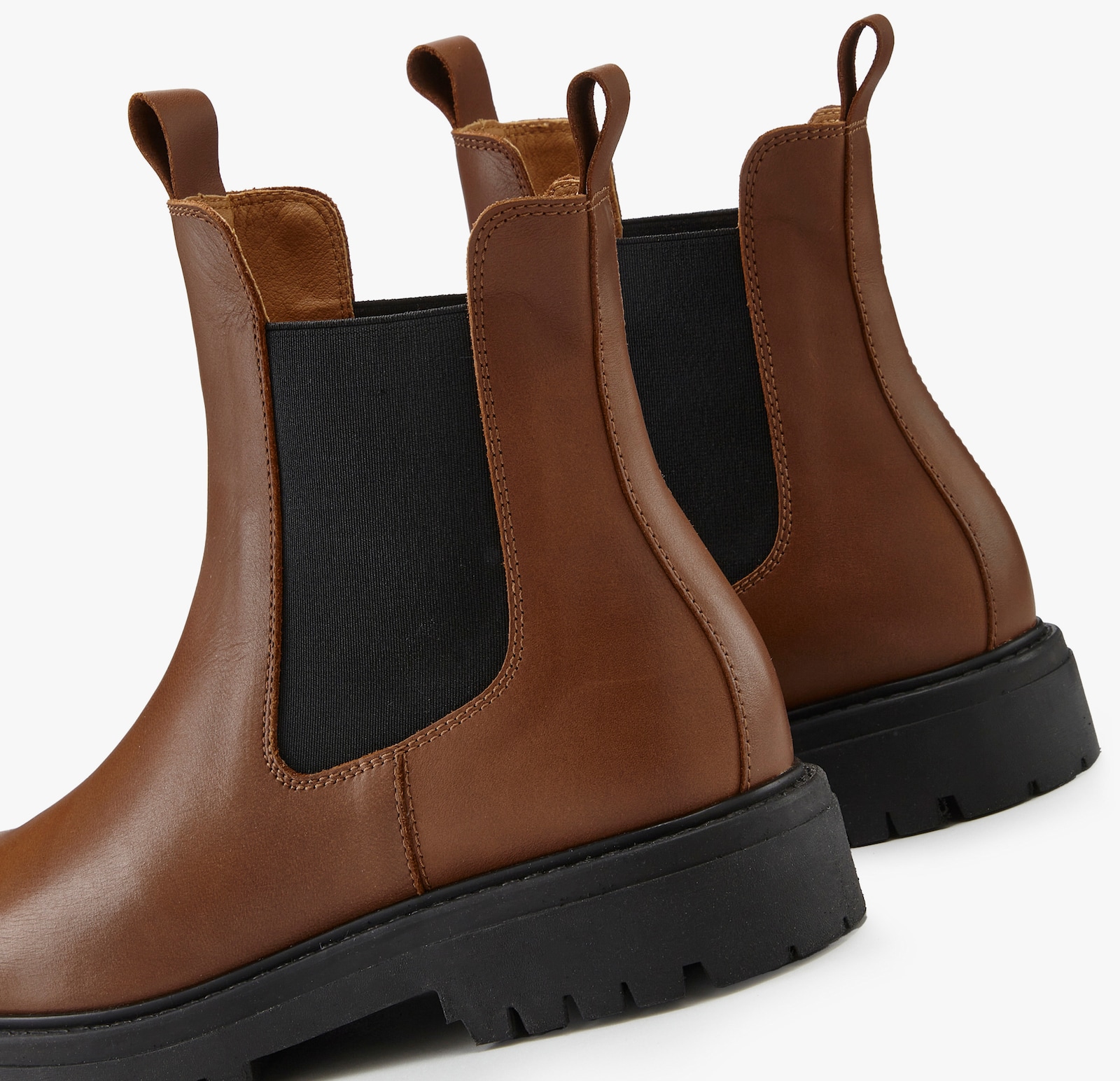 Elbsand Stiefelette - camel/schwarz