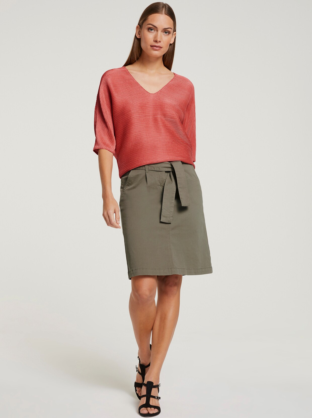 heine Blouse - koraal