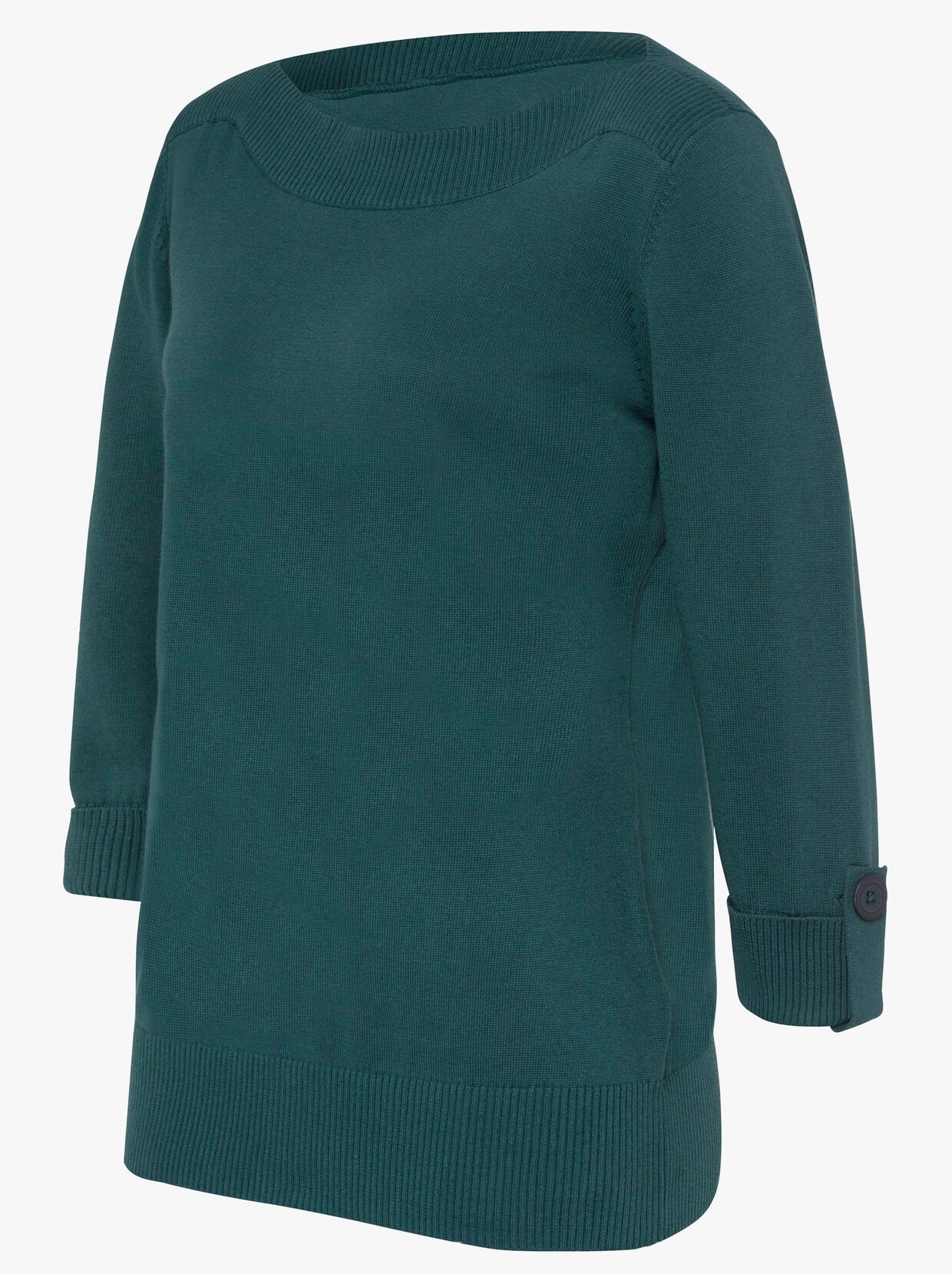 3/4 Arm-Pullover - tanne