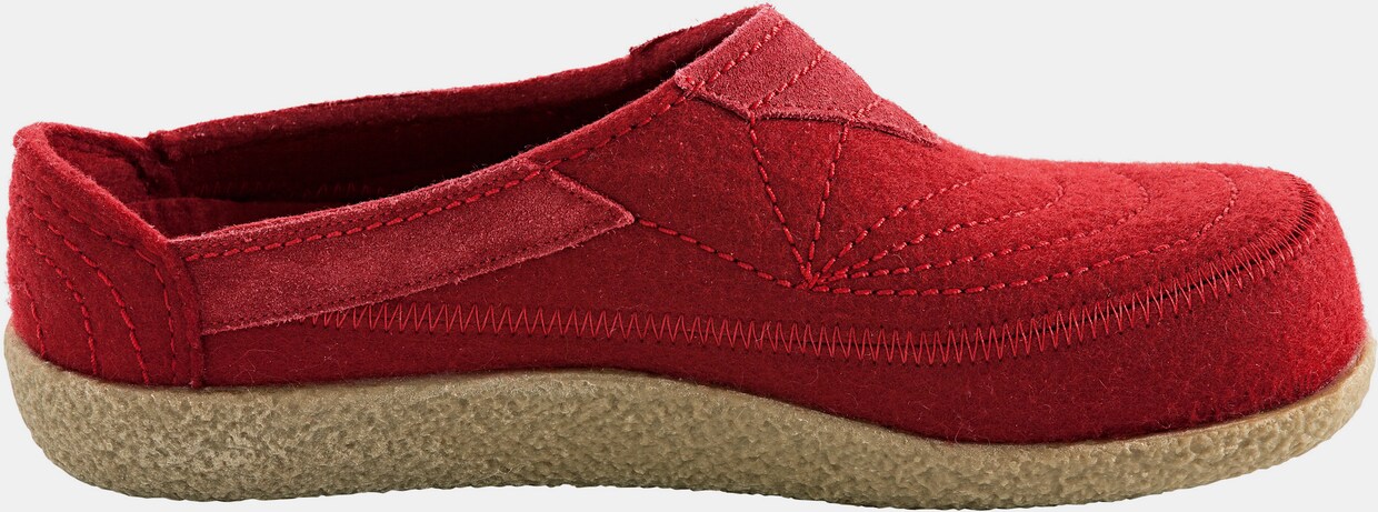 Haflinger Hausschuhe - rot