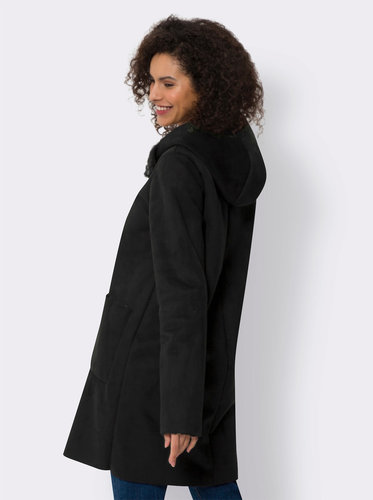 heine Manteau réversible - noir