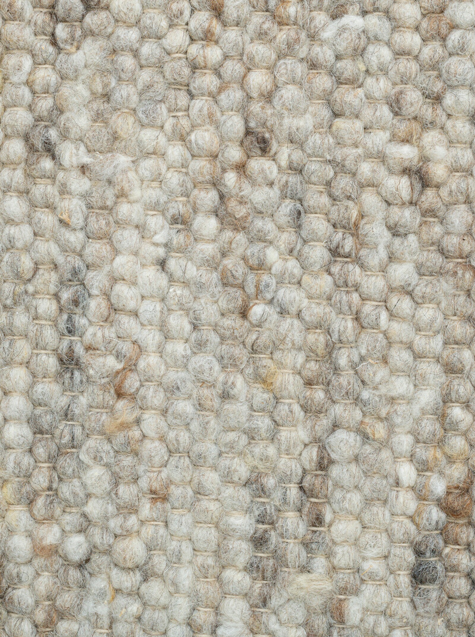 Theko Handwebteppich - sand-meliert