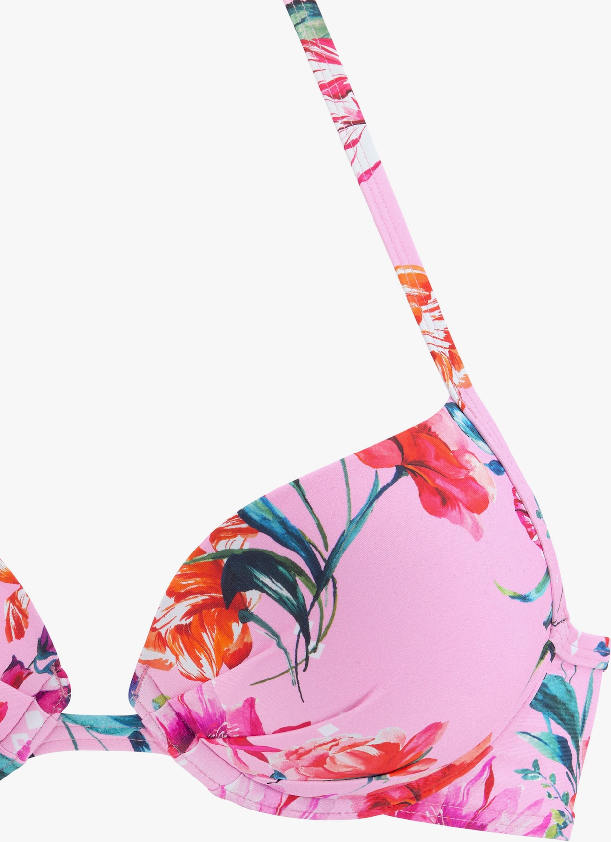 Sunseeker Haut de bikini push-up - rose imprimé