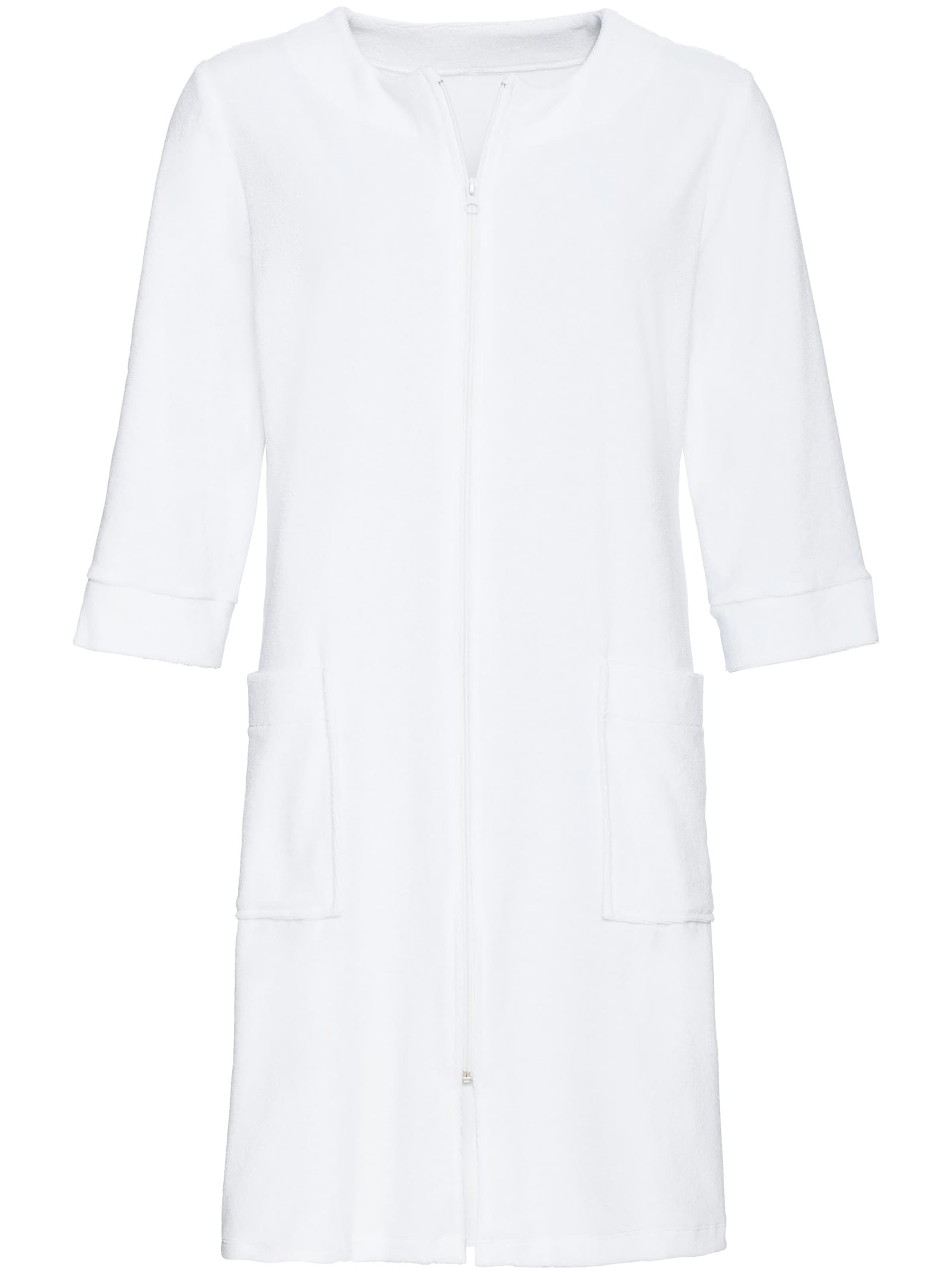 Bademantel - weiß