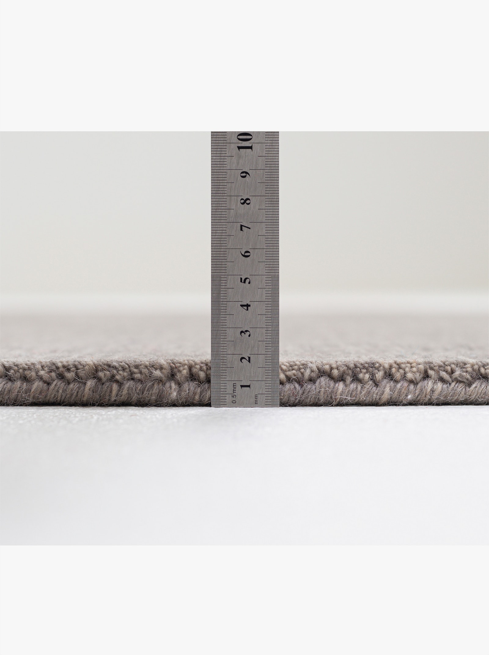 Theko Handwebteppich - grau