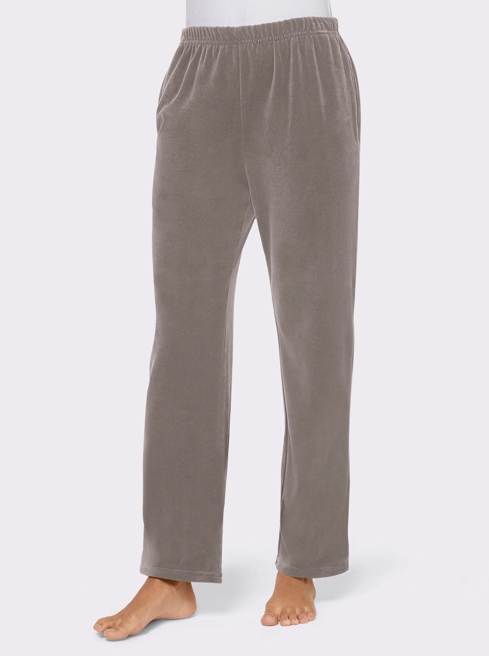 feel good Nickihose mit Schlitz am Bein - grau