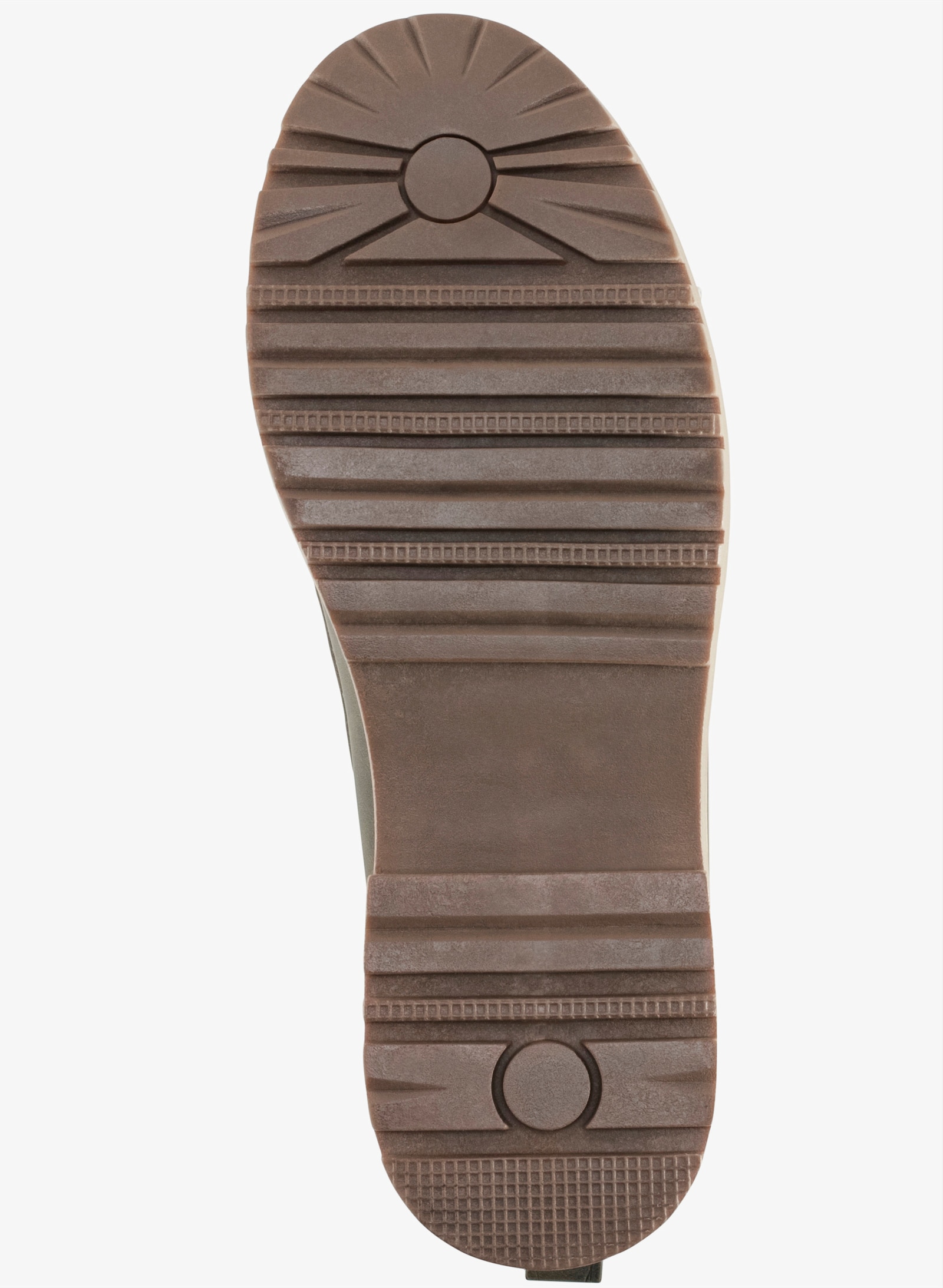 sheego Schnürboots mit Pelz-Imitat gefüttert - oliv