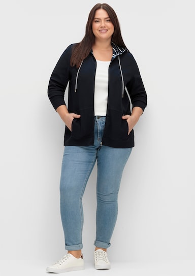 sheego Sweatjacke - nachtblau
