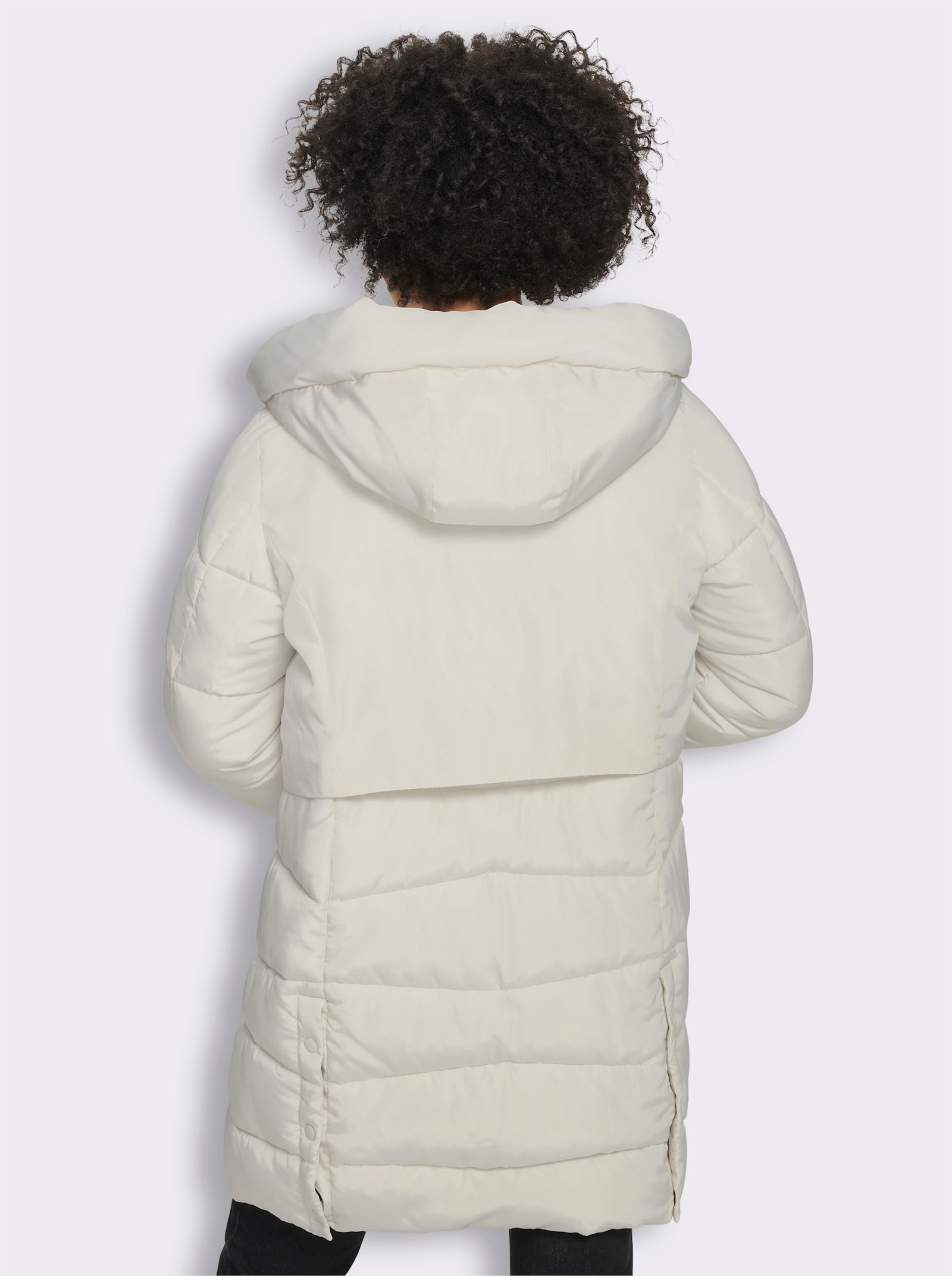 heine Steppjacke mit Kapuze - champagner