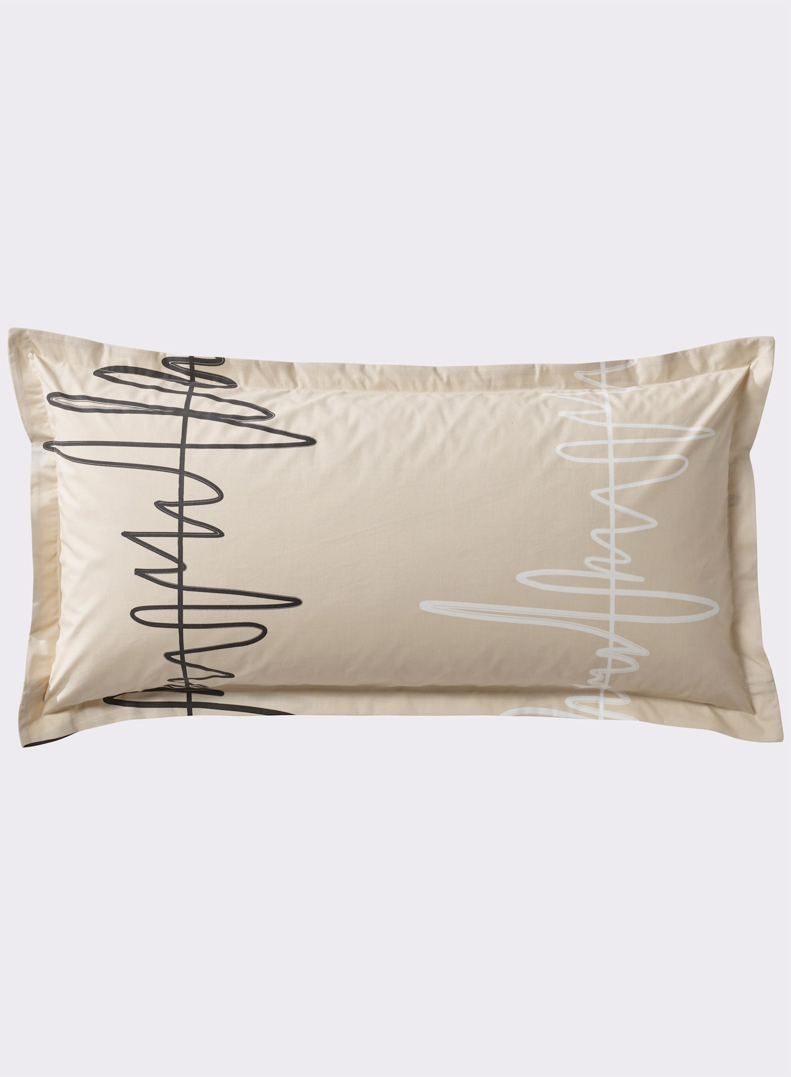 heine home Bettwäsche - sand-weiss-bedruckt