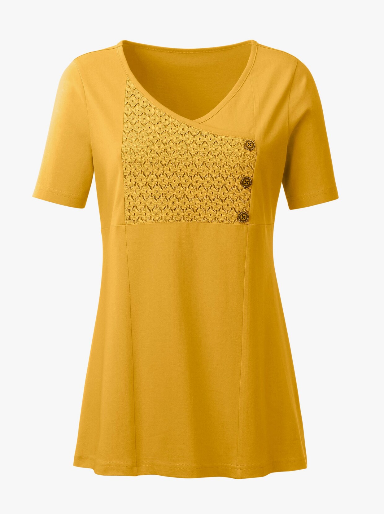 Peplumshirt - oker