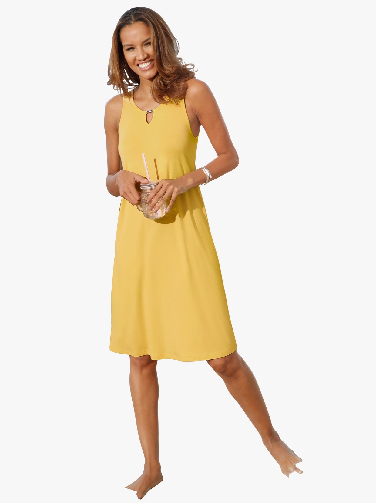 feel good Letní šaty - žlutá
