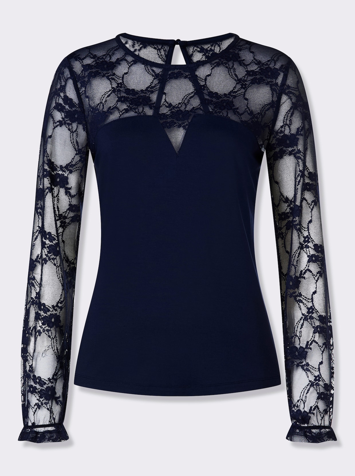 heine Langarmshirt - marine