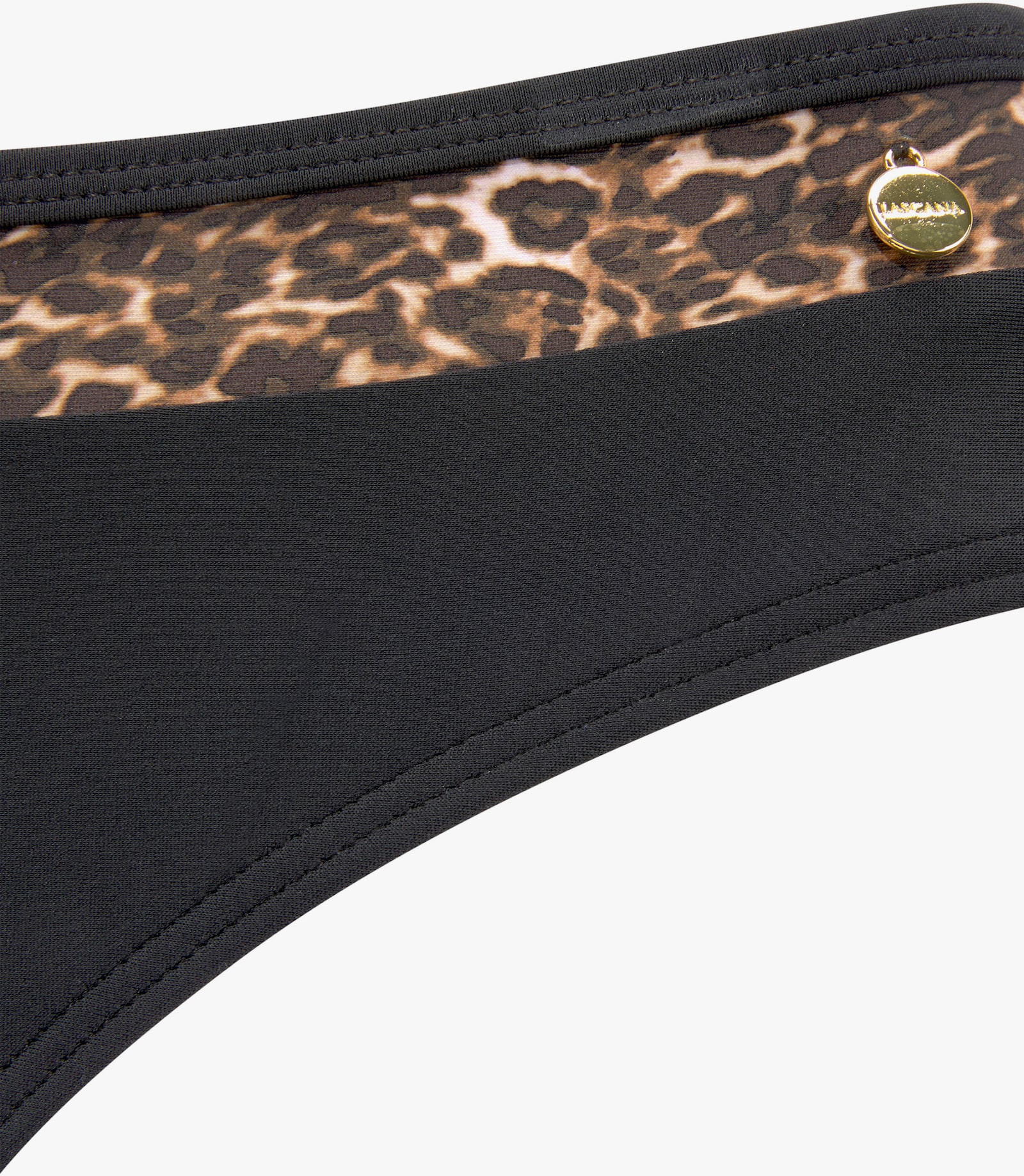 LASCANA Bikini-Hose - schwarz-leo