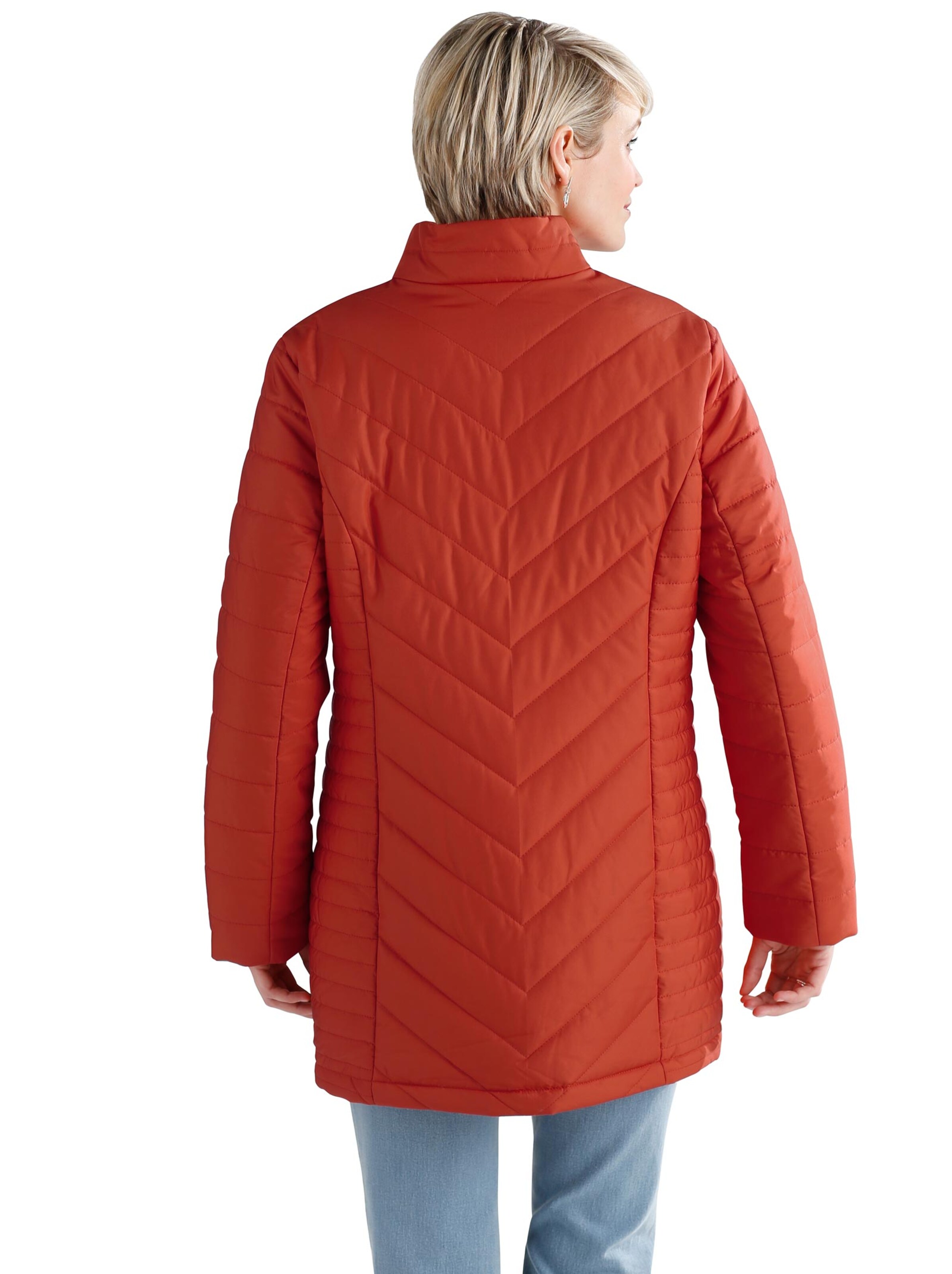 Steppjacke - rostrot