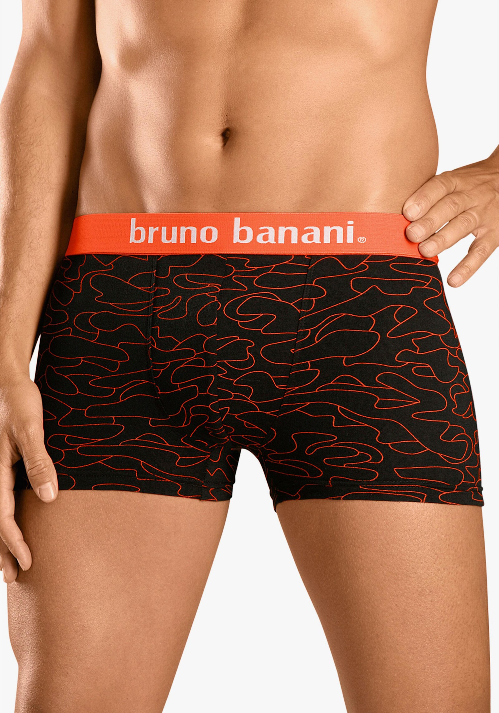 Bruno Banani Boxer - zwart geprint
