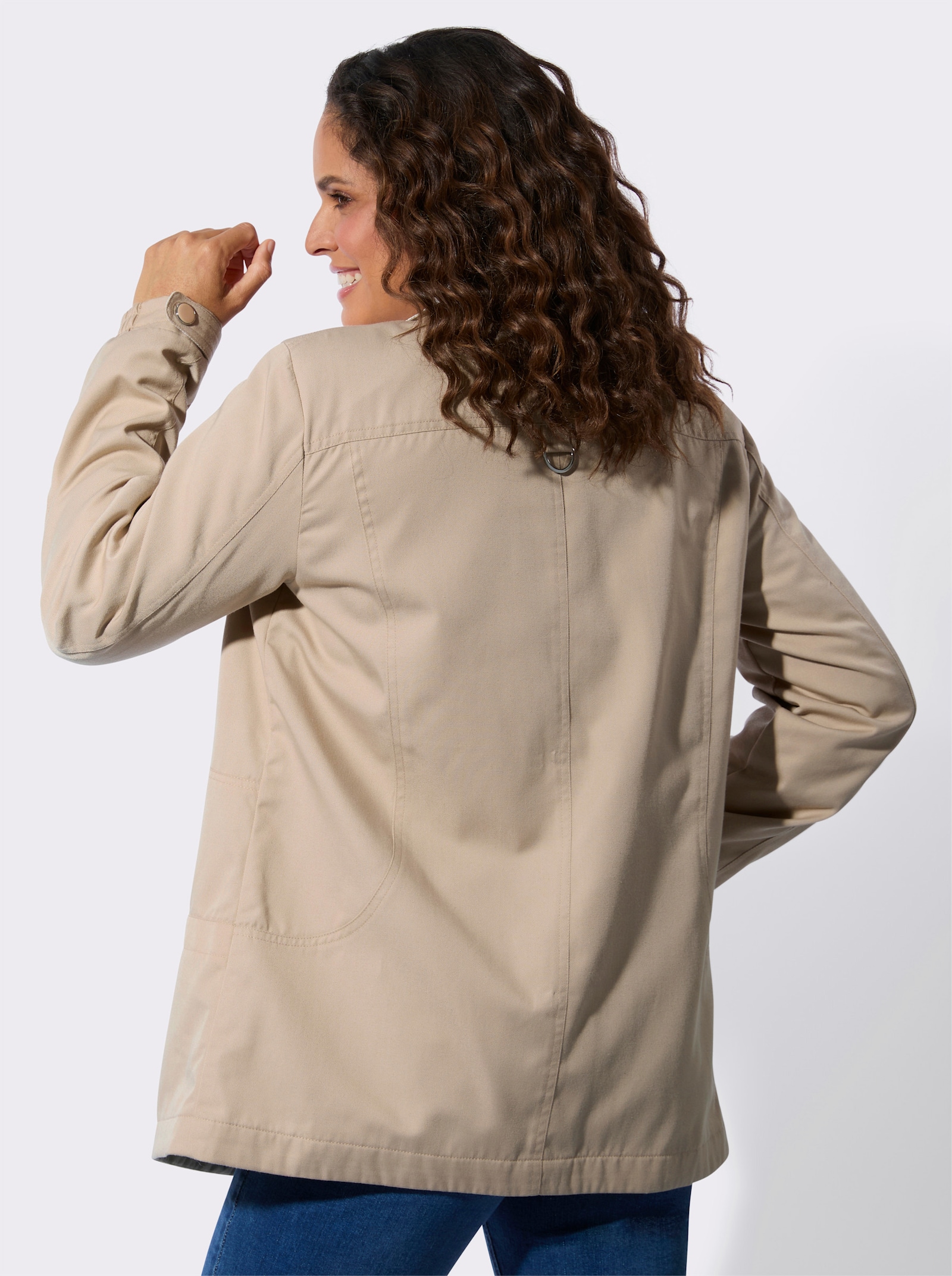 Übergangsjacke in pflegeleichter Qualität - beige