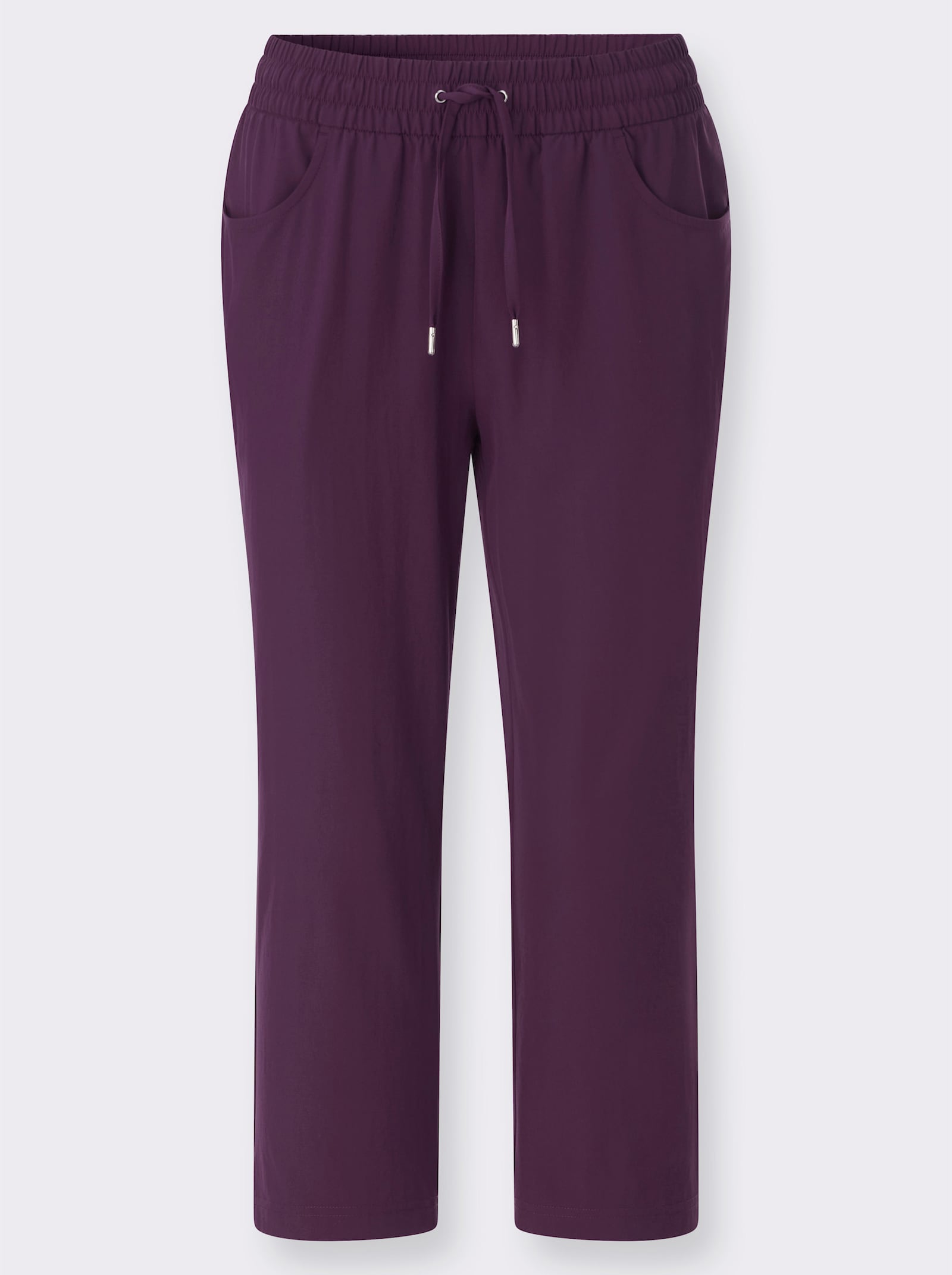 7/8-Hose atmungsaktiv und pflegeleicht - traube