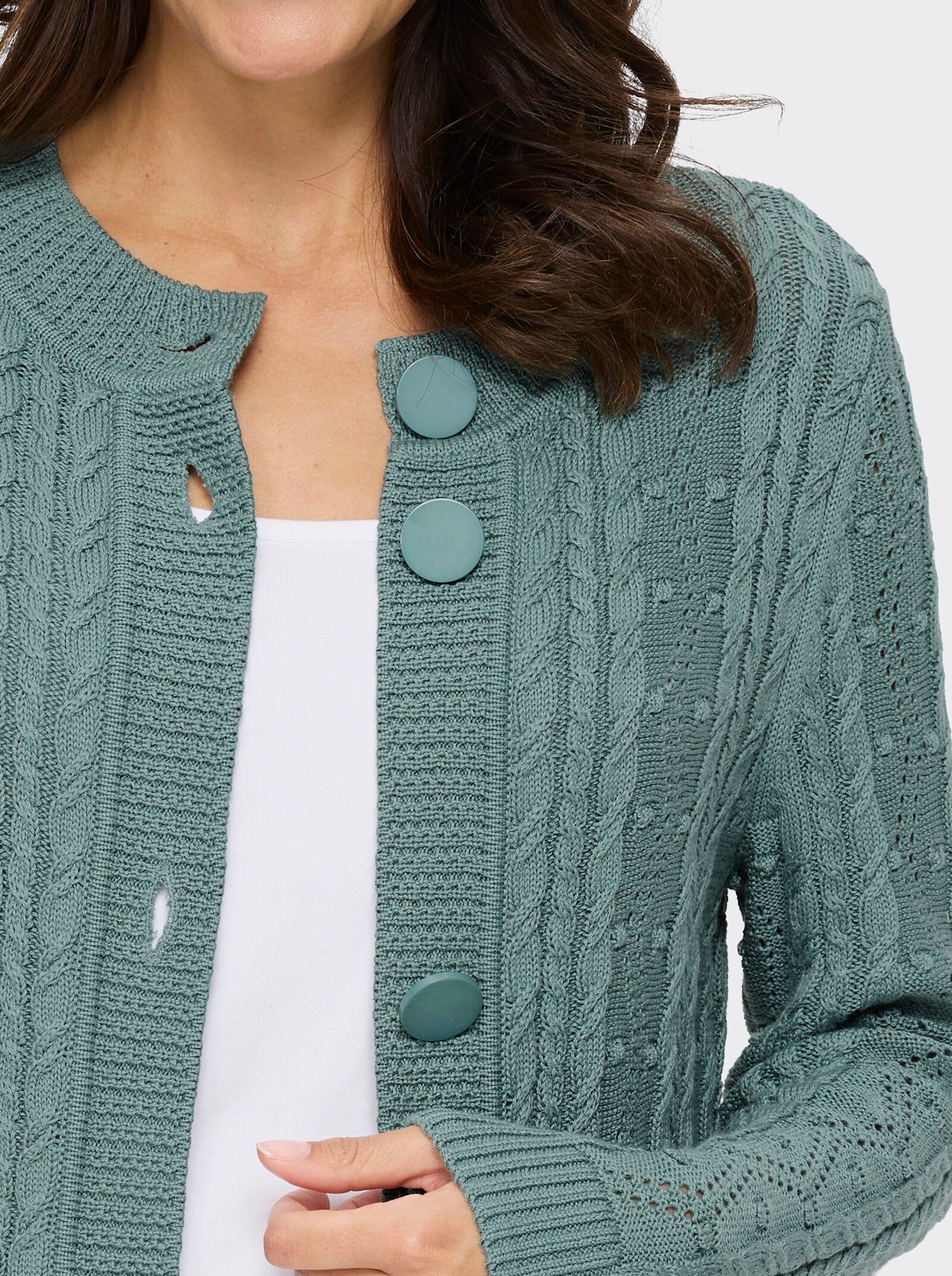 Strickjacke - jade