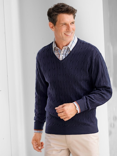 Marco Donati Strickpullover - marine