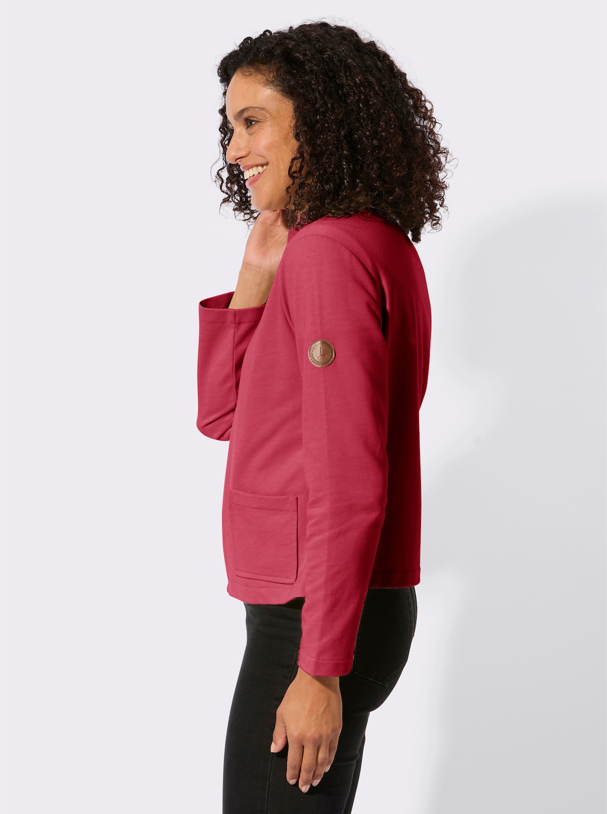 Sweatjacke - erdbeere