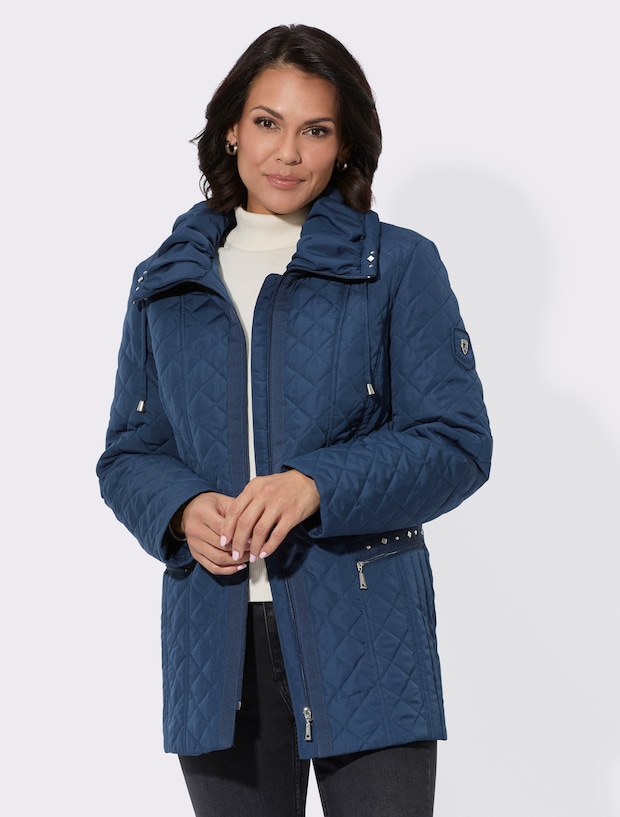 Fabelhafte Damen Steppjacke Dunkelblau Bild