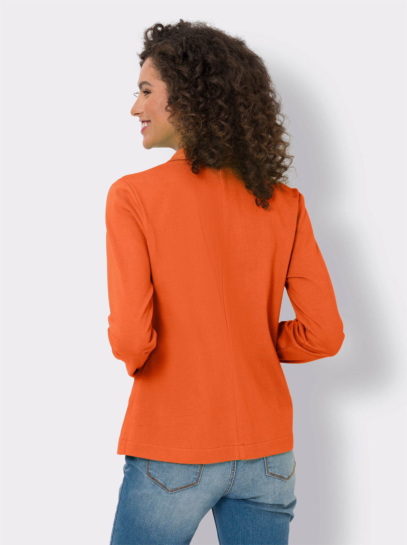 heine Jerseyblazer aus Baumwolle, ungefüttert - orange