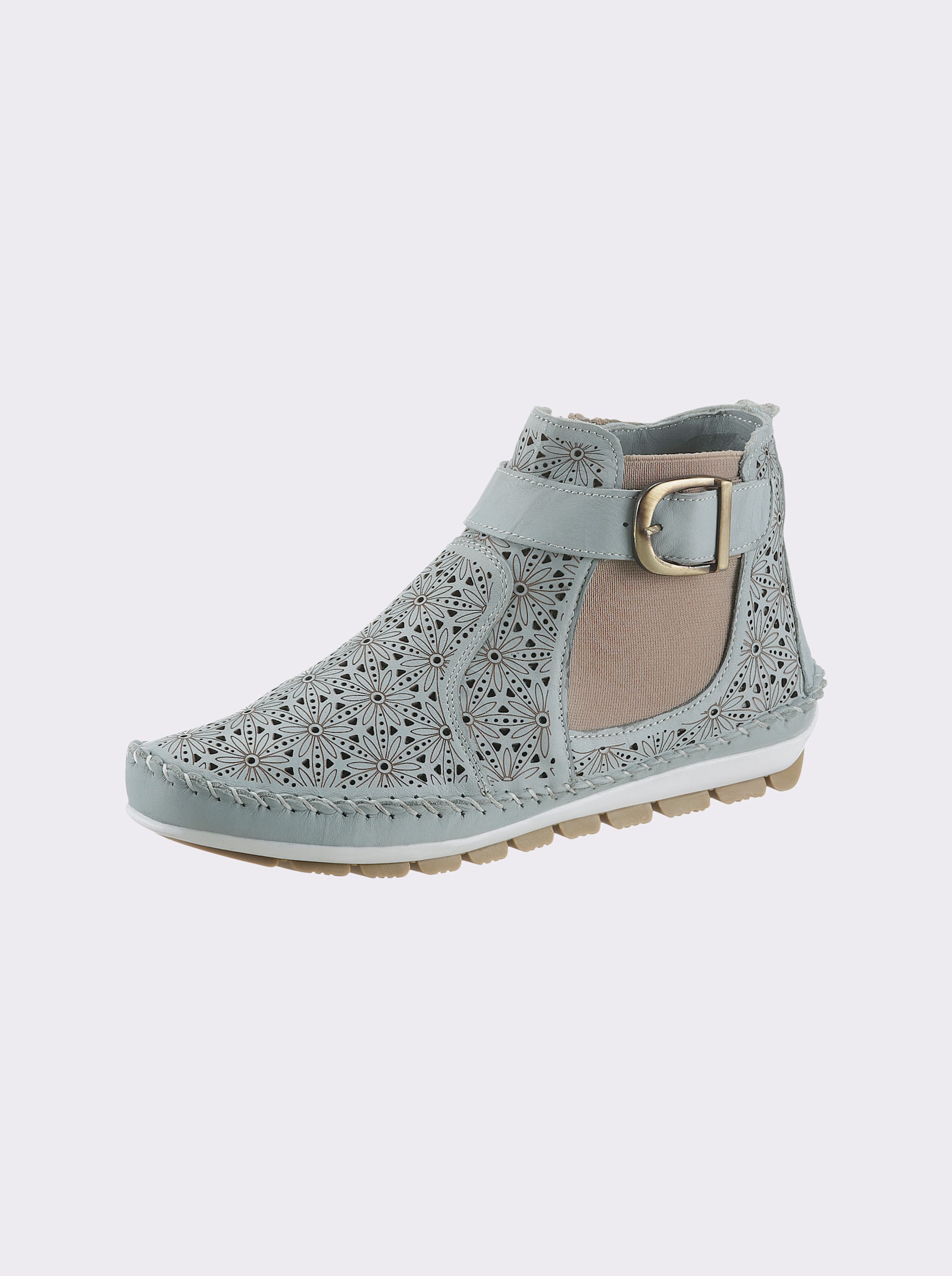 Gemini Stiefelette - taubenblau