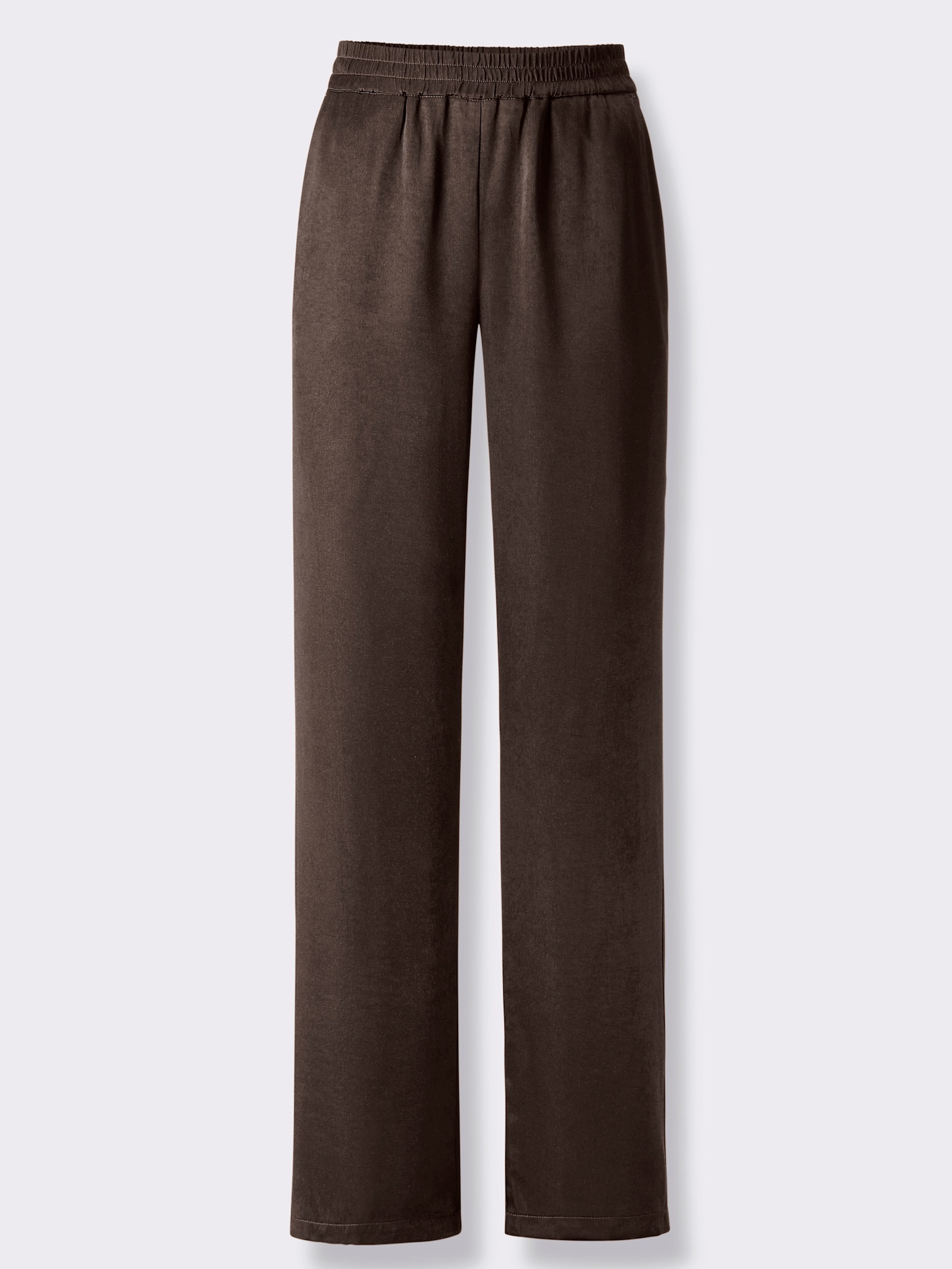 Schlupfhose in Satin-Qualität - schoko
