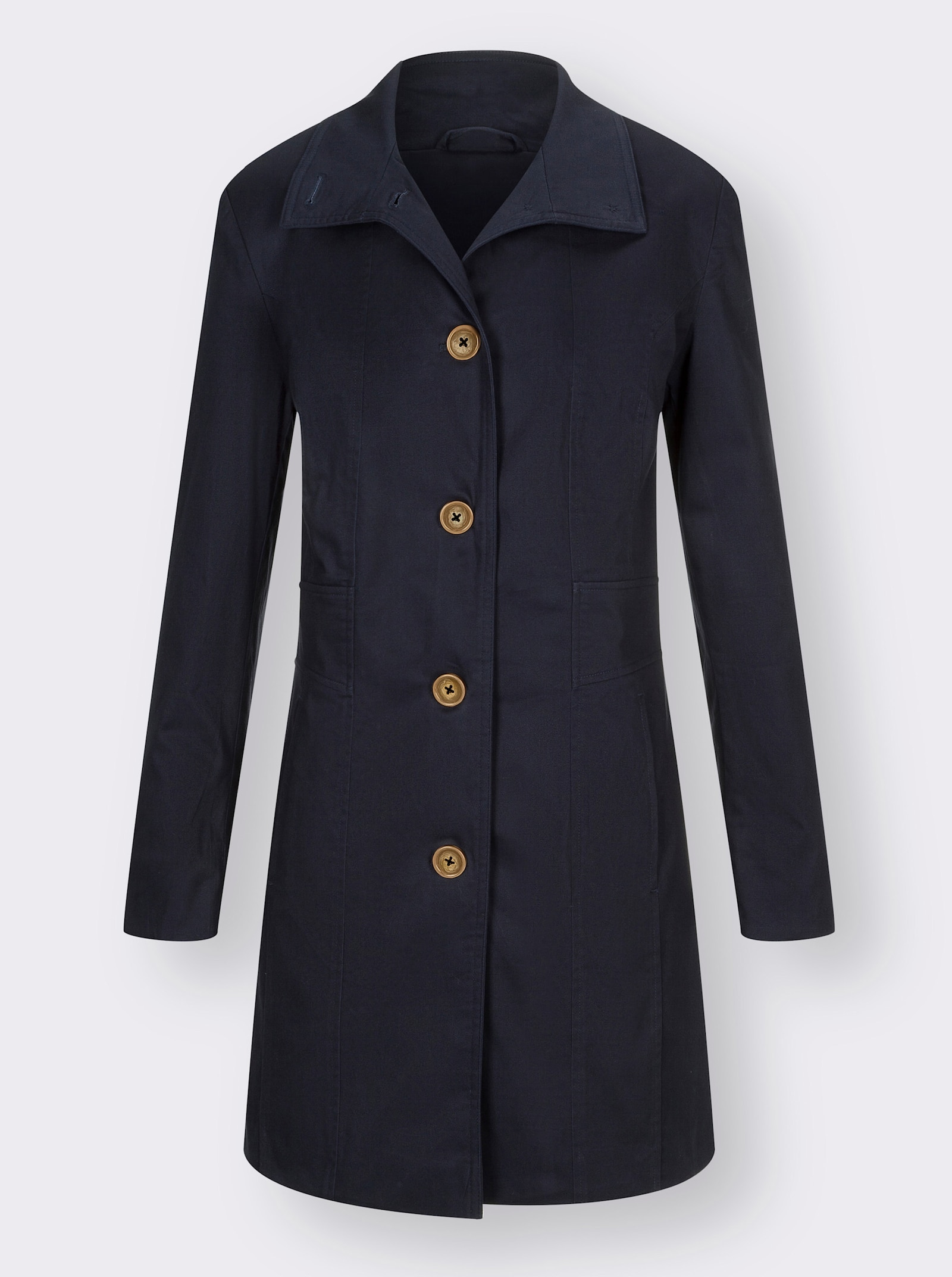 Jacke mit variablem Kragen - marine